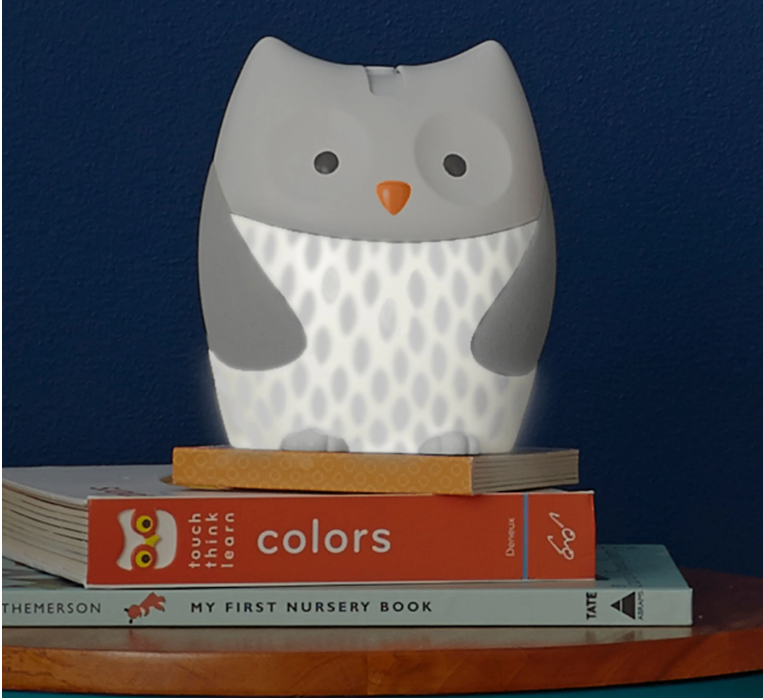 Skip hop Owl sound machine w/ night light