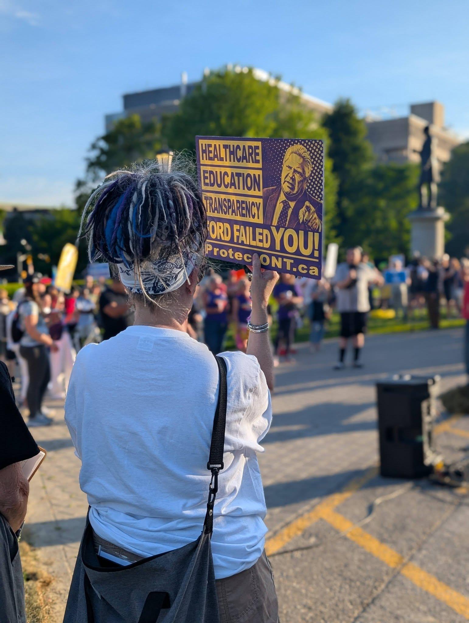 "Doug Ford Failed You" lawn sign - photo 5