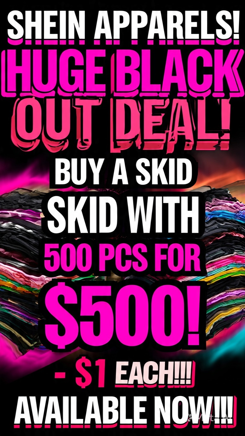 HUGE HUGE BLACKOUT SALE!! SHEIN CLOTHING FOR ONLY $1 EACH!!!
