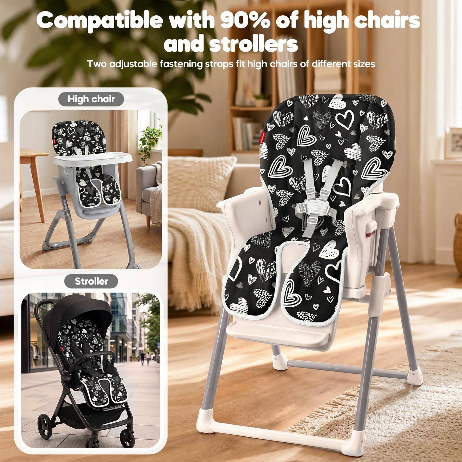 NEW~ Mamatepe Baby High Chair Seat Cover Replacement - photo 2