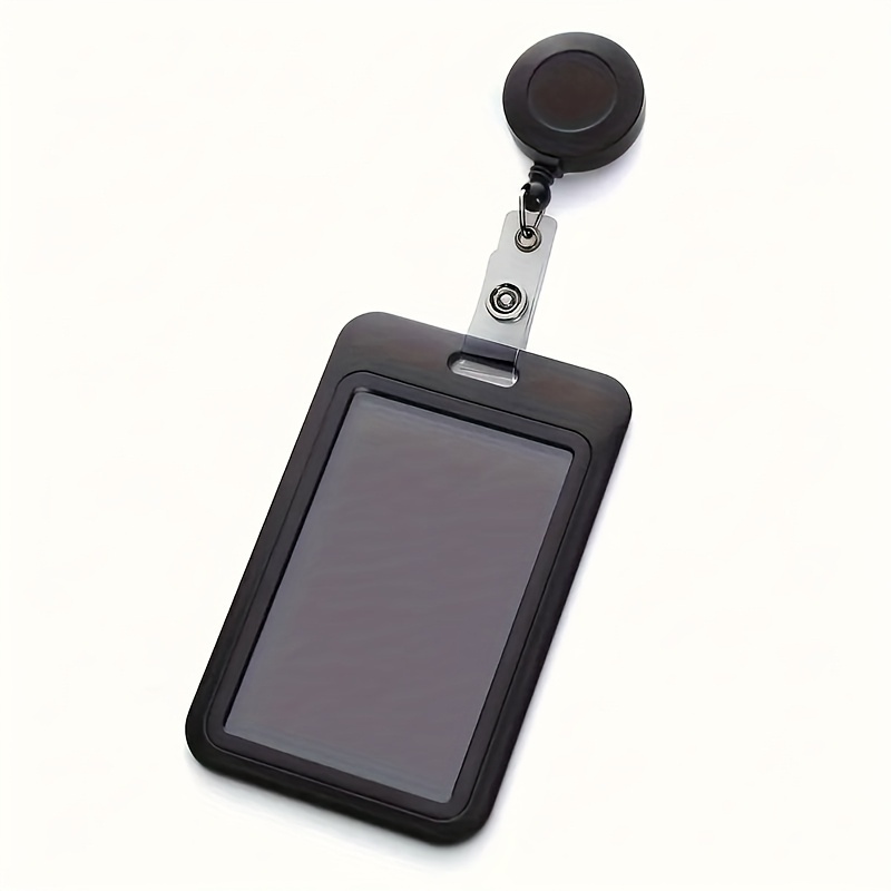 Card Holder w/ Retractable Buckle - School Bus/ Work IDs