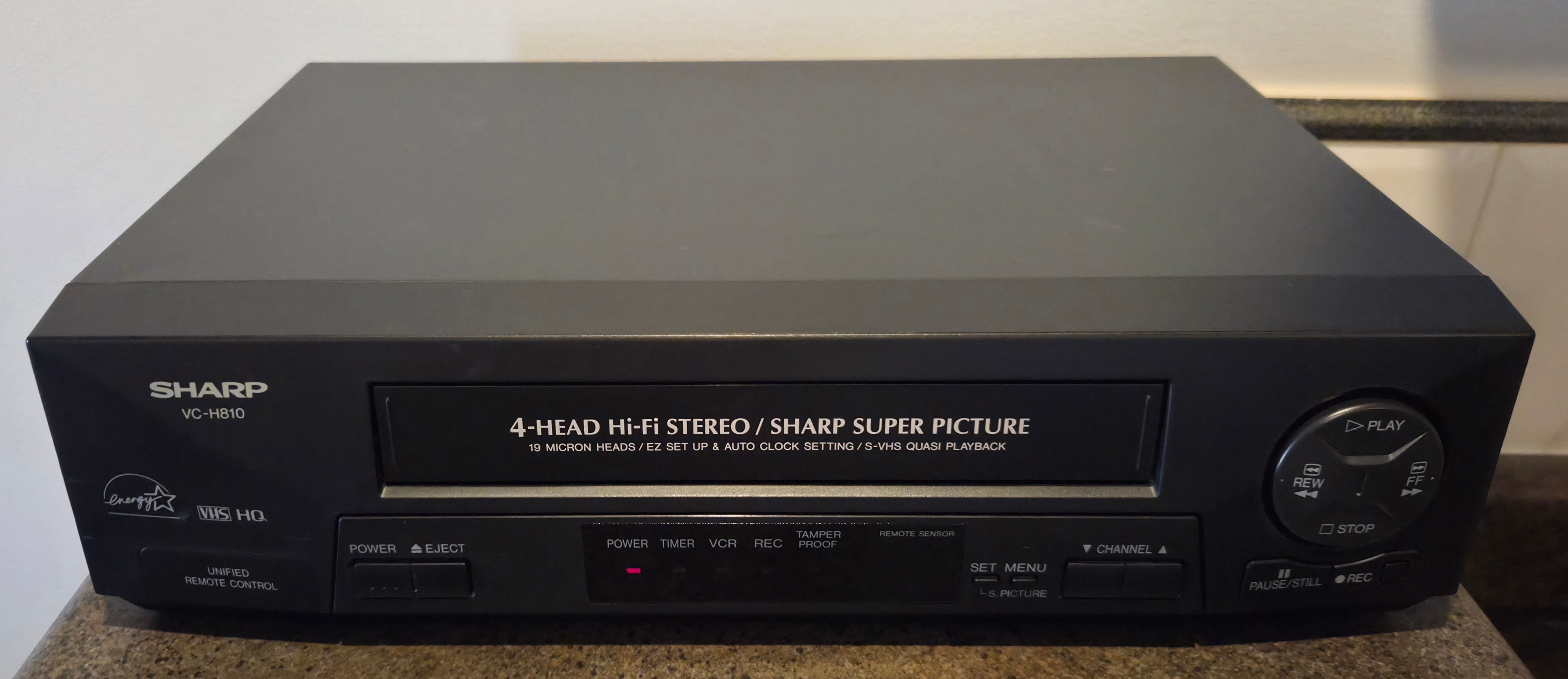Sharp VCR VHS Player Fully Working 4-Head Hi-Fi Stereo VC-H810U - photo 2