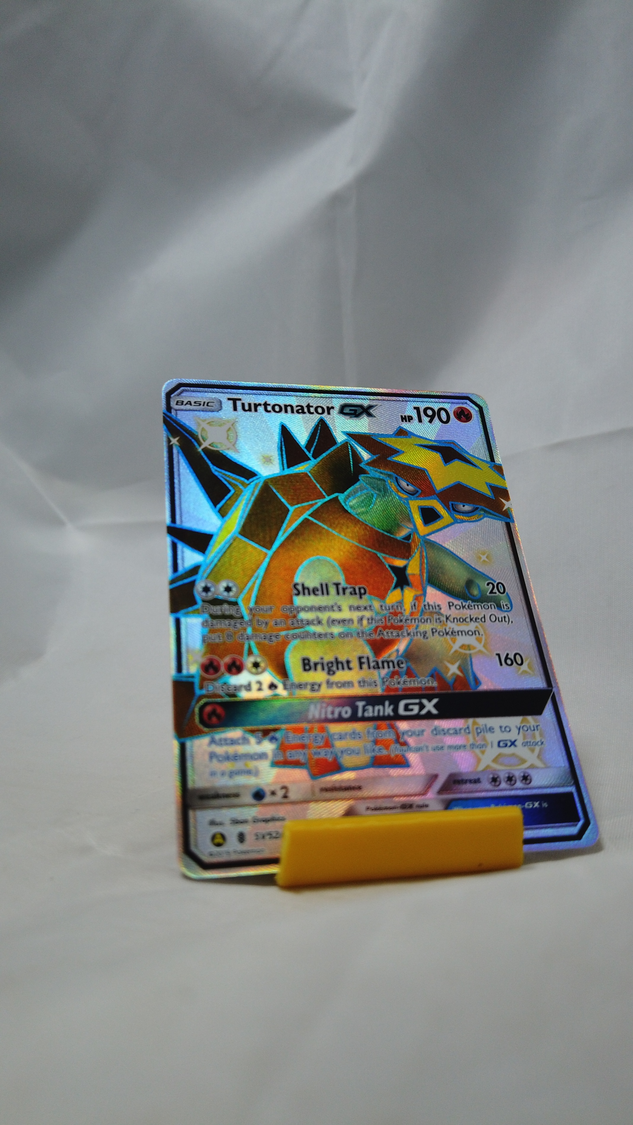 Pokemon Turtonator GX SV52/SV94 Hidden Fates Shiny Vault Holo NM