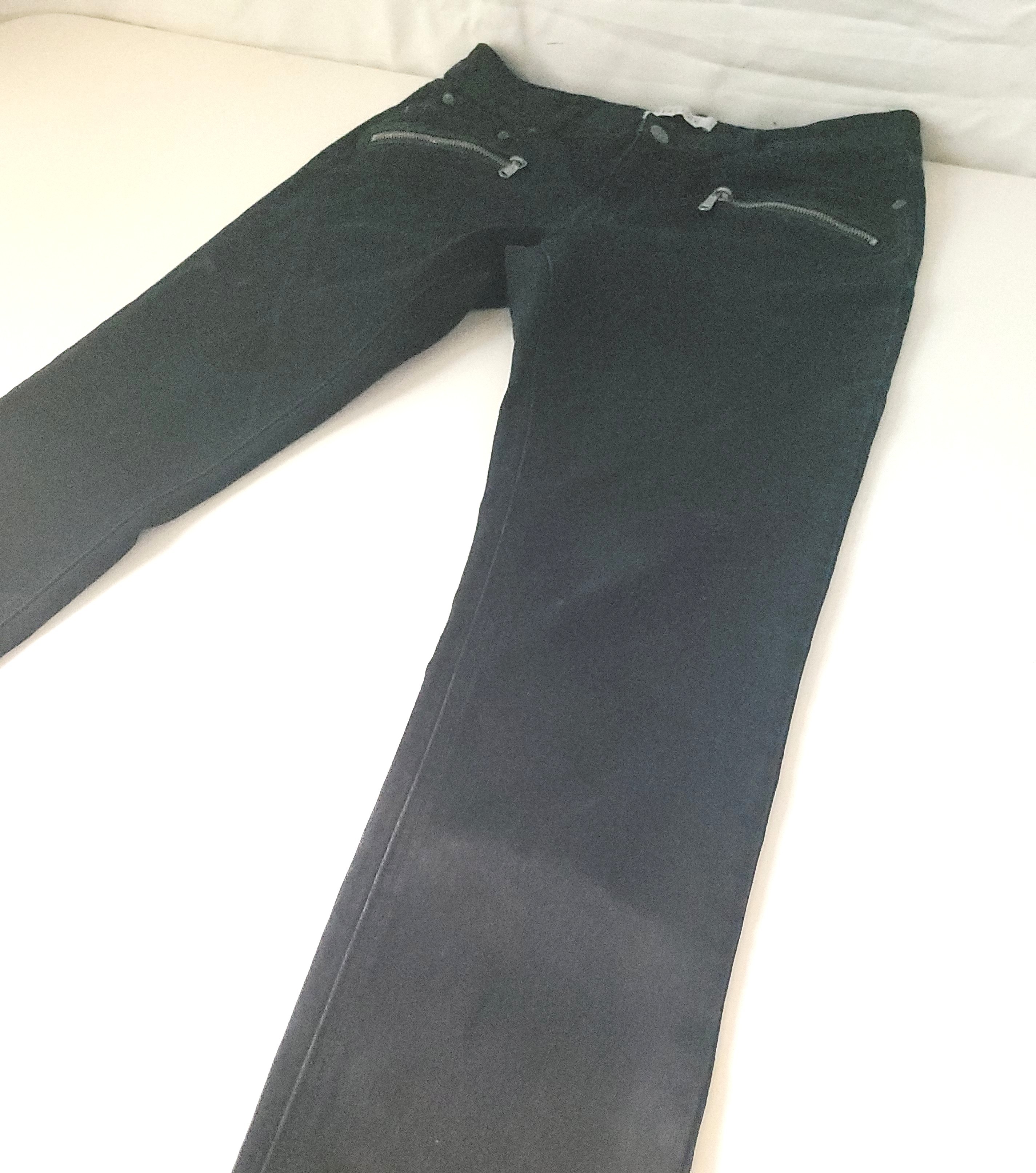 Kenneth Cole Reaction Black Skinny Jeans Zipper Pocket 12 - photo 3