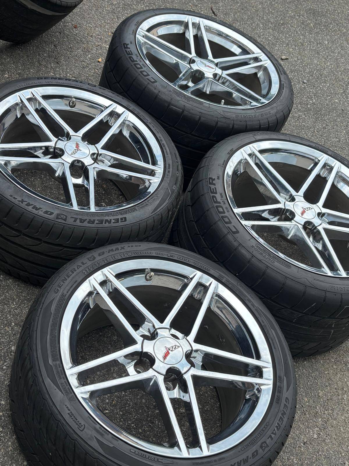 OEM 18”& 19”Corvette Z06(5x4.75)+Tires-CORVETTE C5/C6/C7