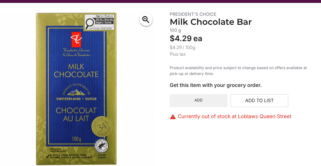 4 for $12 (reg. $19 w tax) Milk Chocolate Bar  100g exp. MR 2027 - photo 2