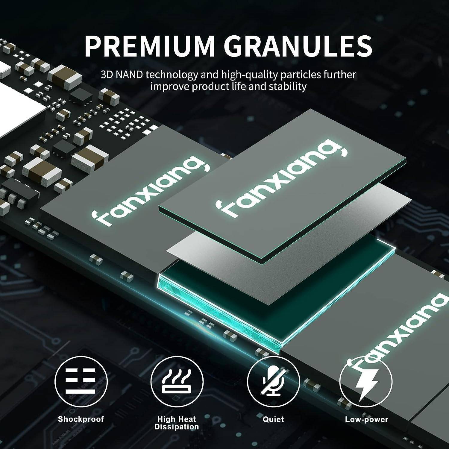 Fanxiang Pro 1TB M.2 NVMe PCIe Gen3x4 Up to 3D NAND TLC Sealed - photo 3