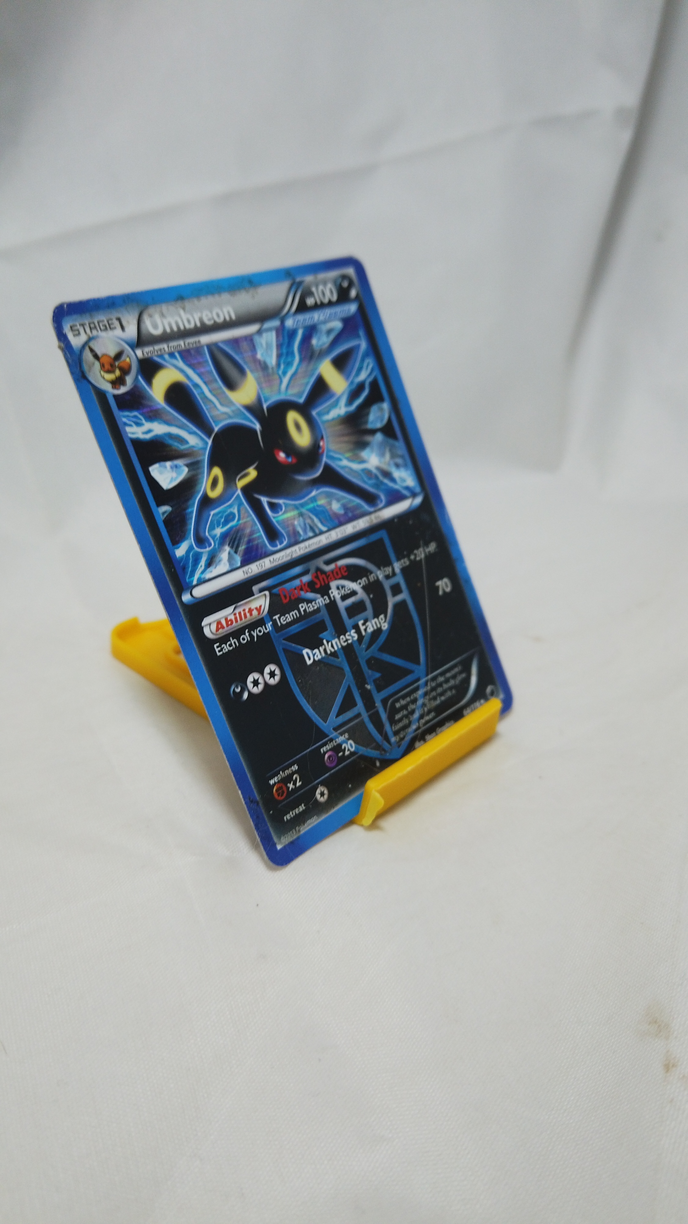Pokemon Umbreon Team Plasma 64/116 Plasma Freeze Card Holo Rare - photo 3