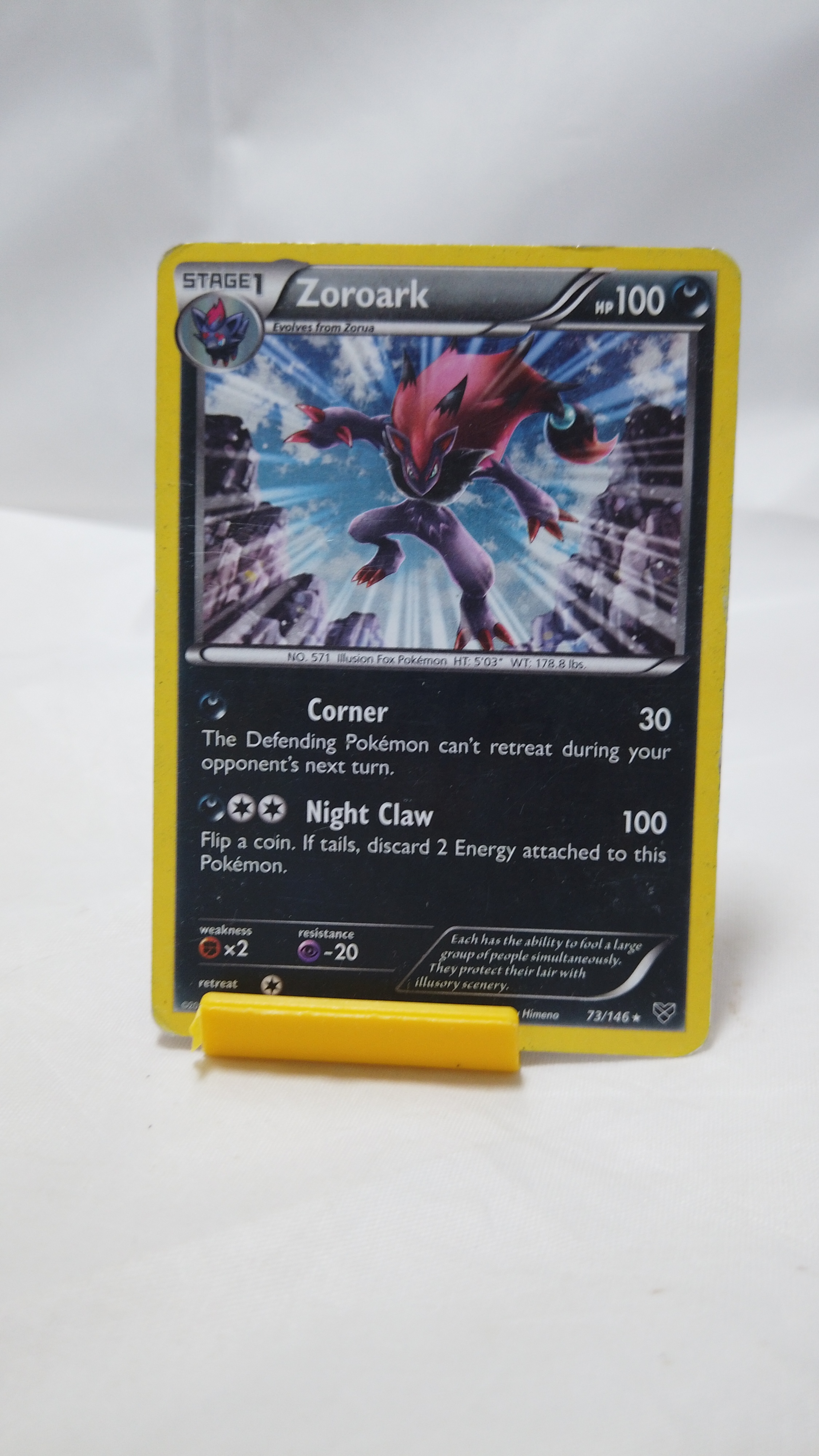 Pokemon Zoroark 073/146 XY Holo Rare HP