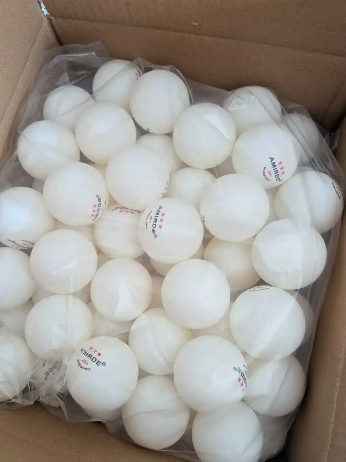 AMIRDE 40+ Ping Pong Balls (120 Count)