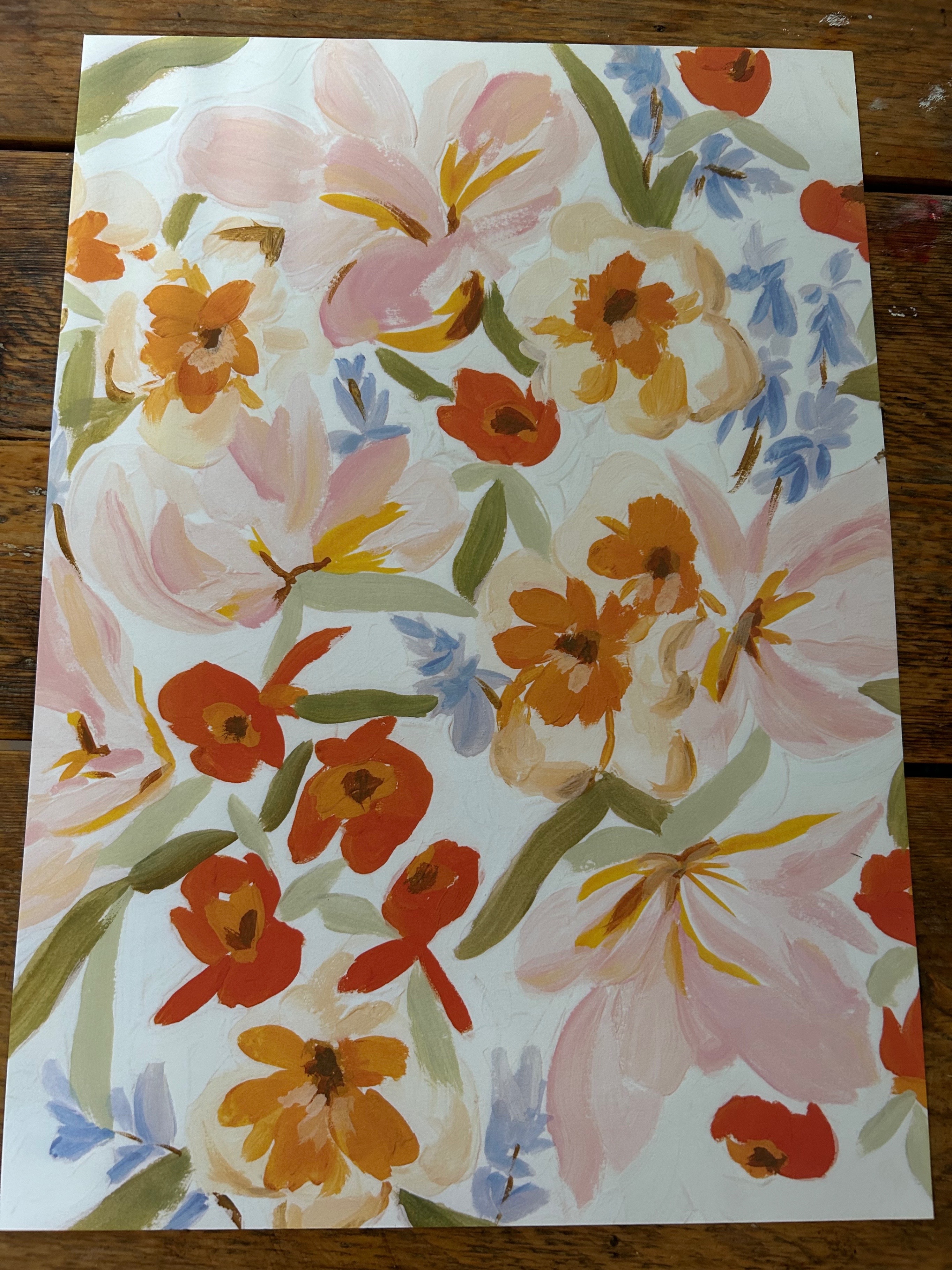 Floral Art Prints - 30cm W x 42cm L