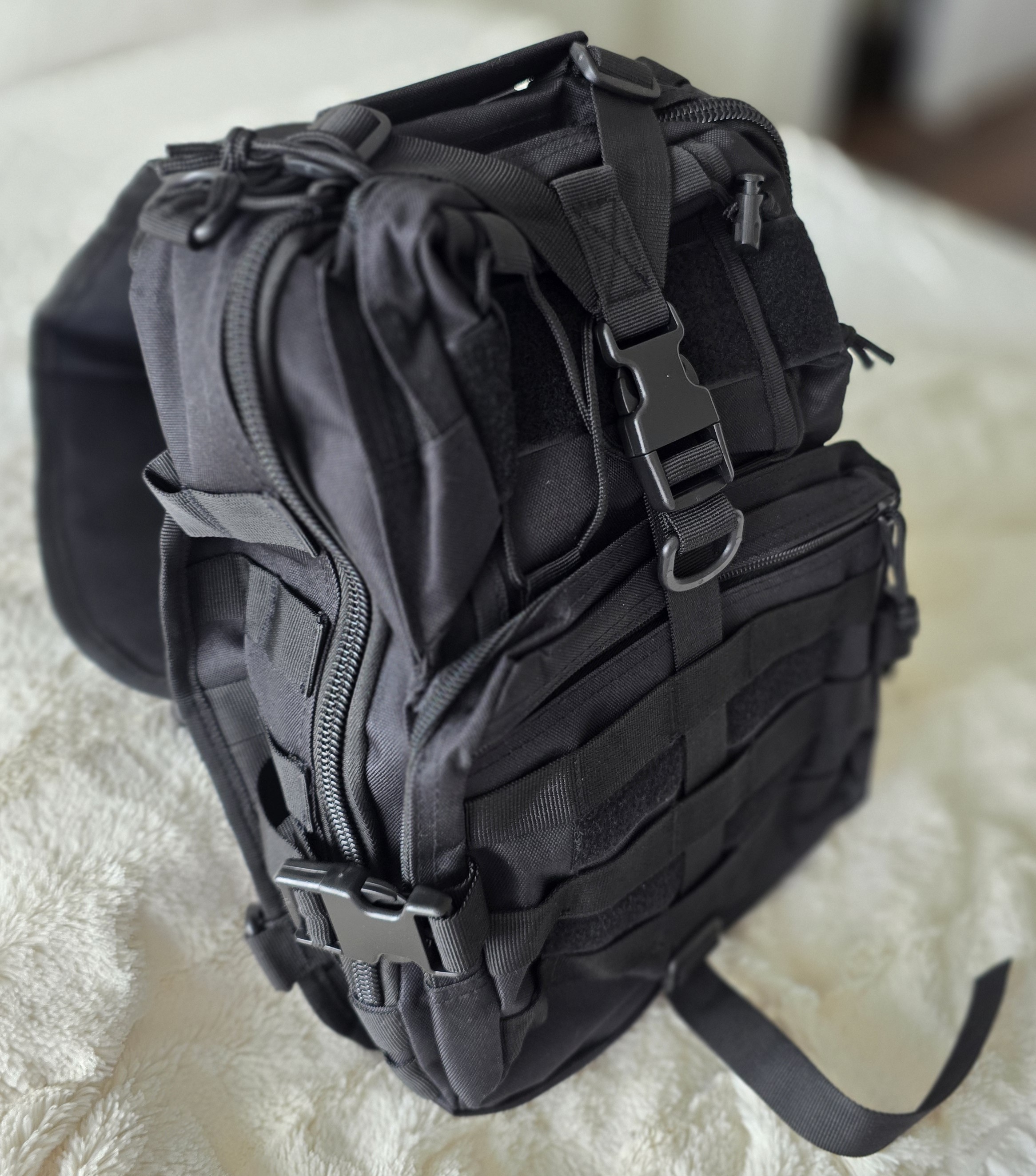 Chest Bag/Saddle Bag-Heavy Duty/Men's/Ladies-Black-BRAND NEW - photo 4