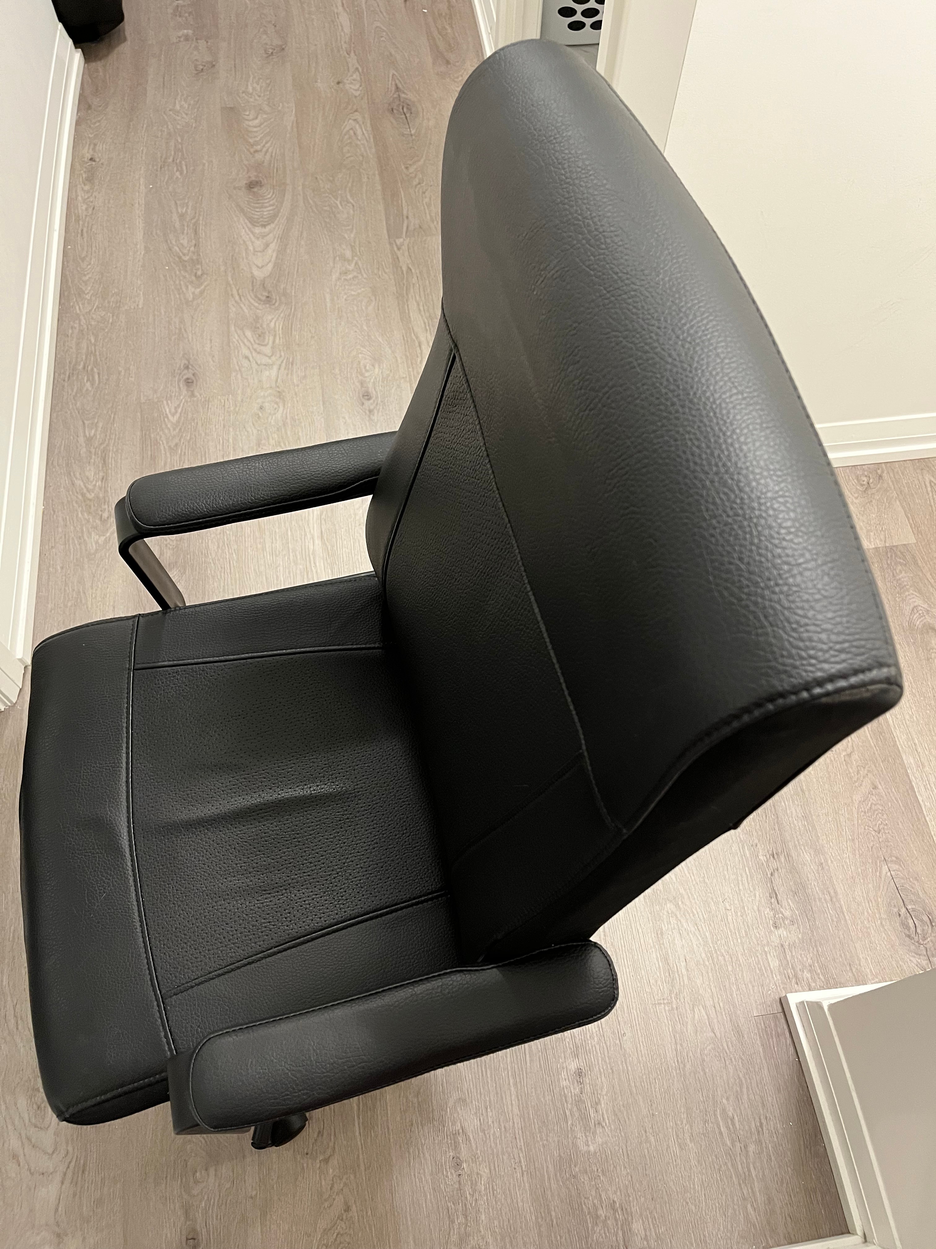 Ikea Leather Office Chair - photo 3