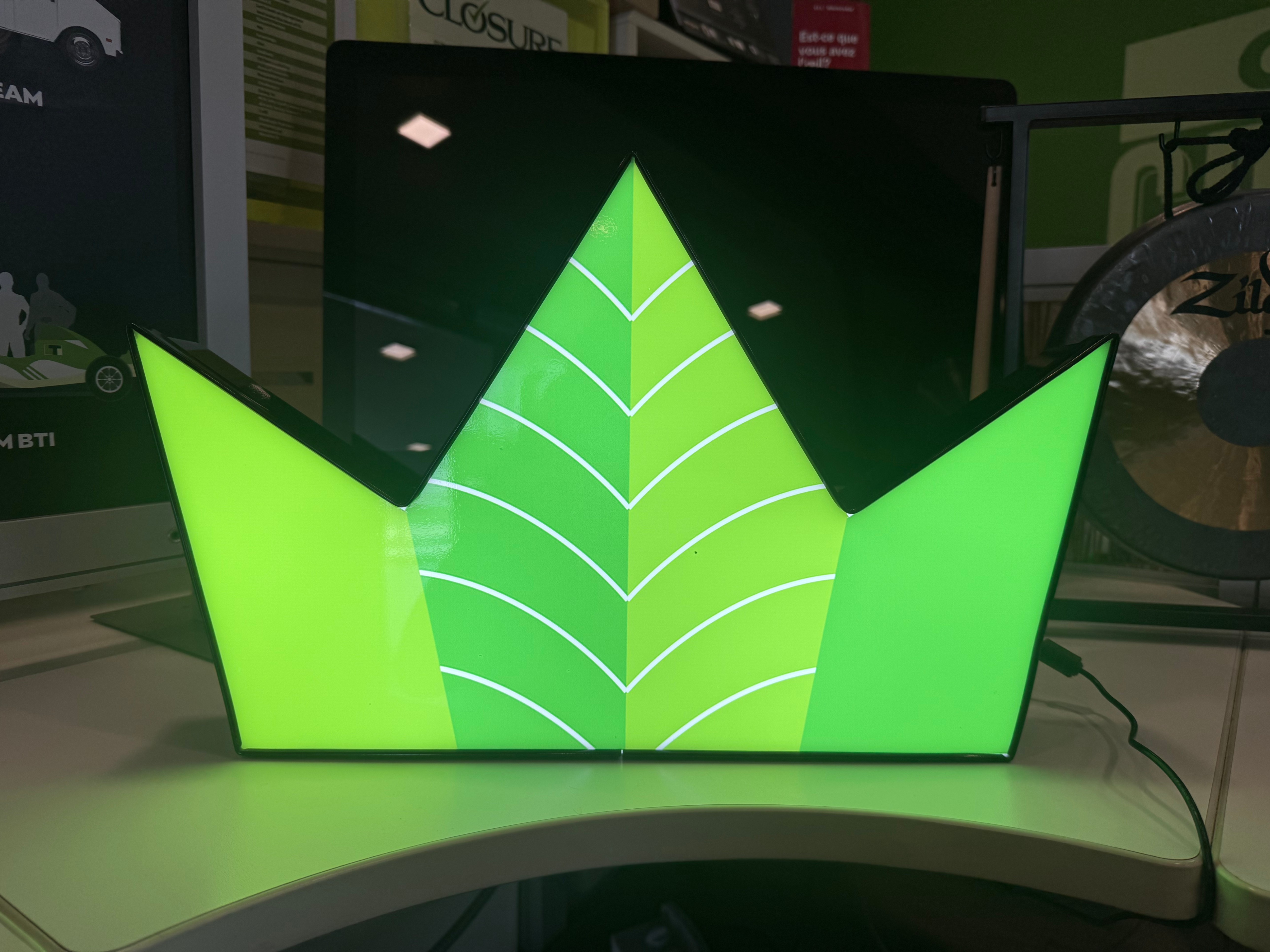 Medium Redecan Green Crown Lightbox (with Free small decor) - photo 2