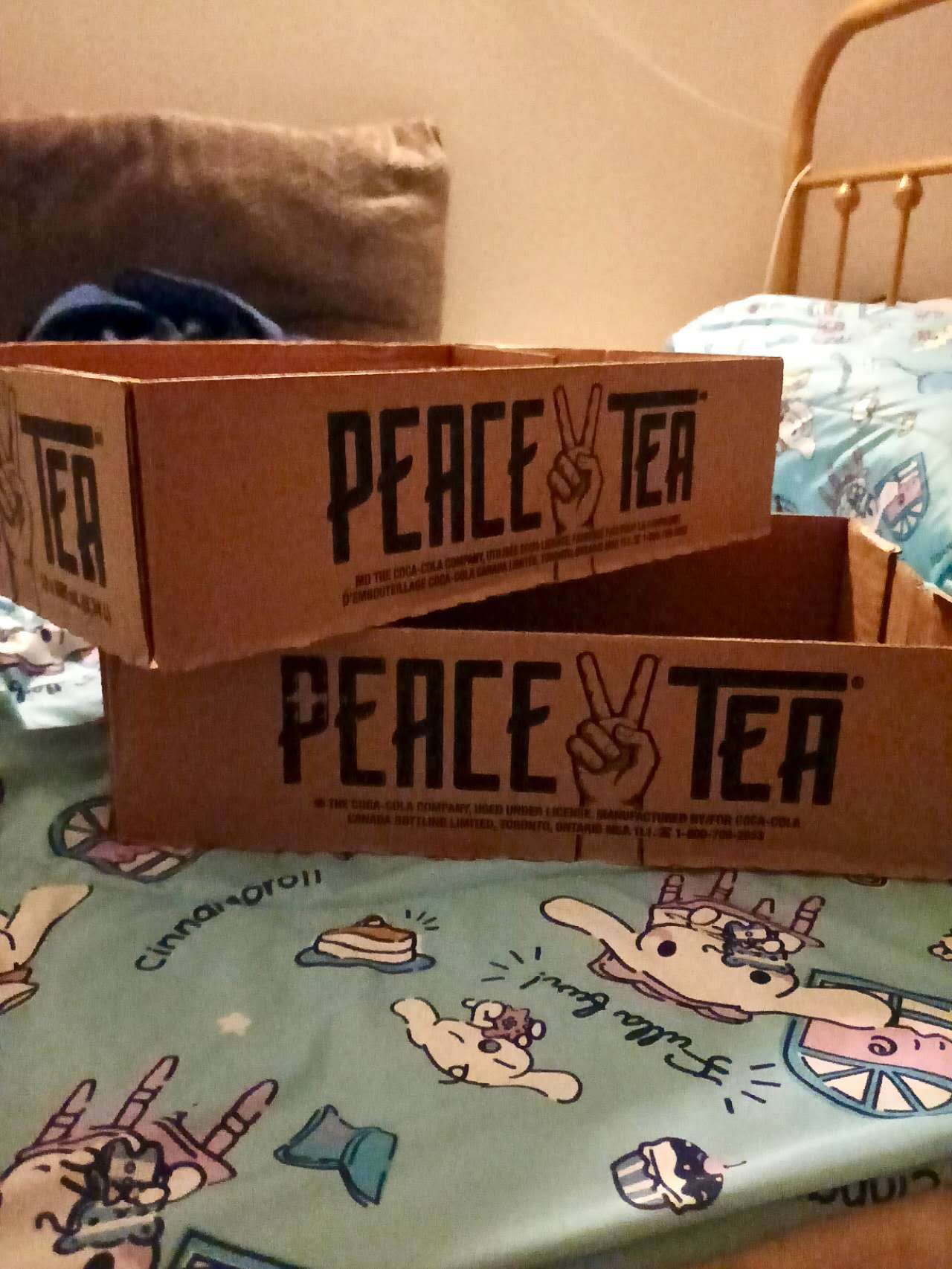 Peace Tea Cardboard Boxes