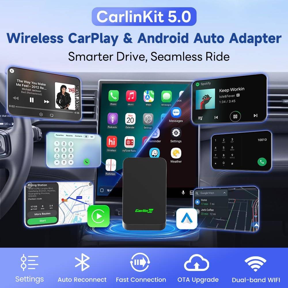 CarlinKit 5.0 Wireless CarPlay/Android Auto Adapter - photo 3