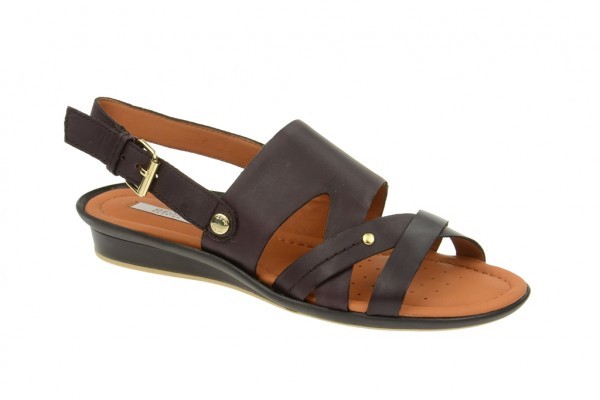 GEOX Respira Emelyne Brown Sandals