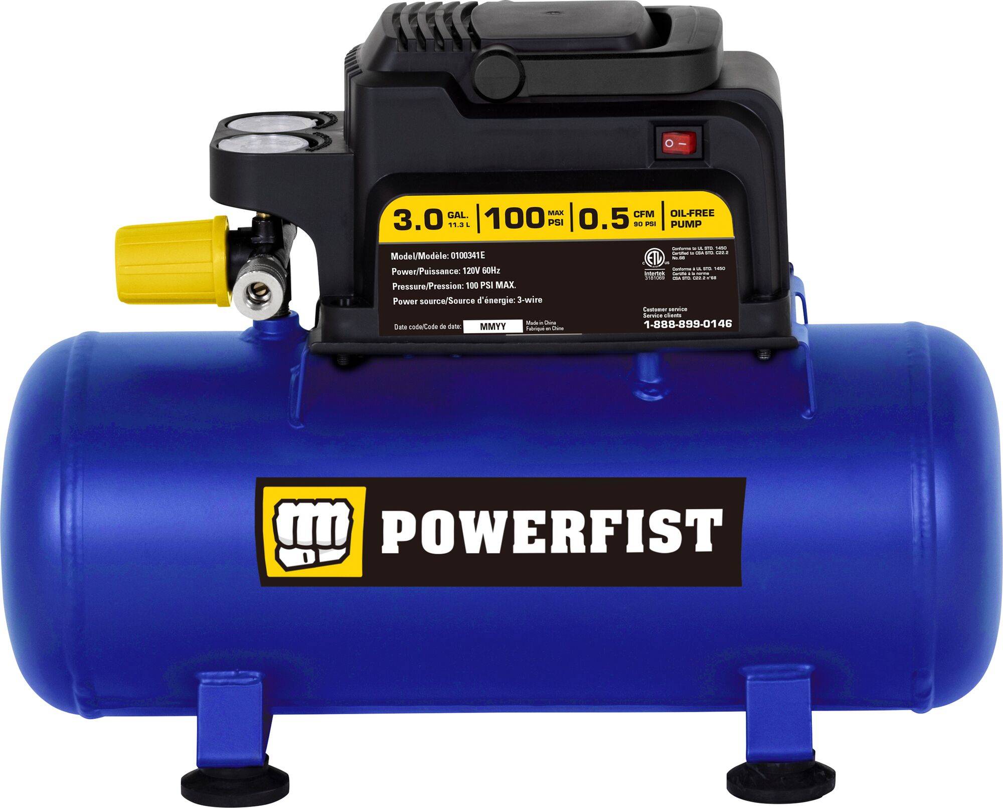 3 Gallon Portable Air Compressor - photo 2