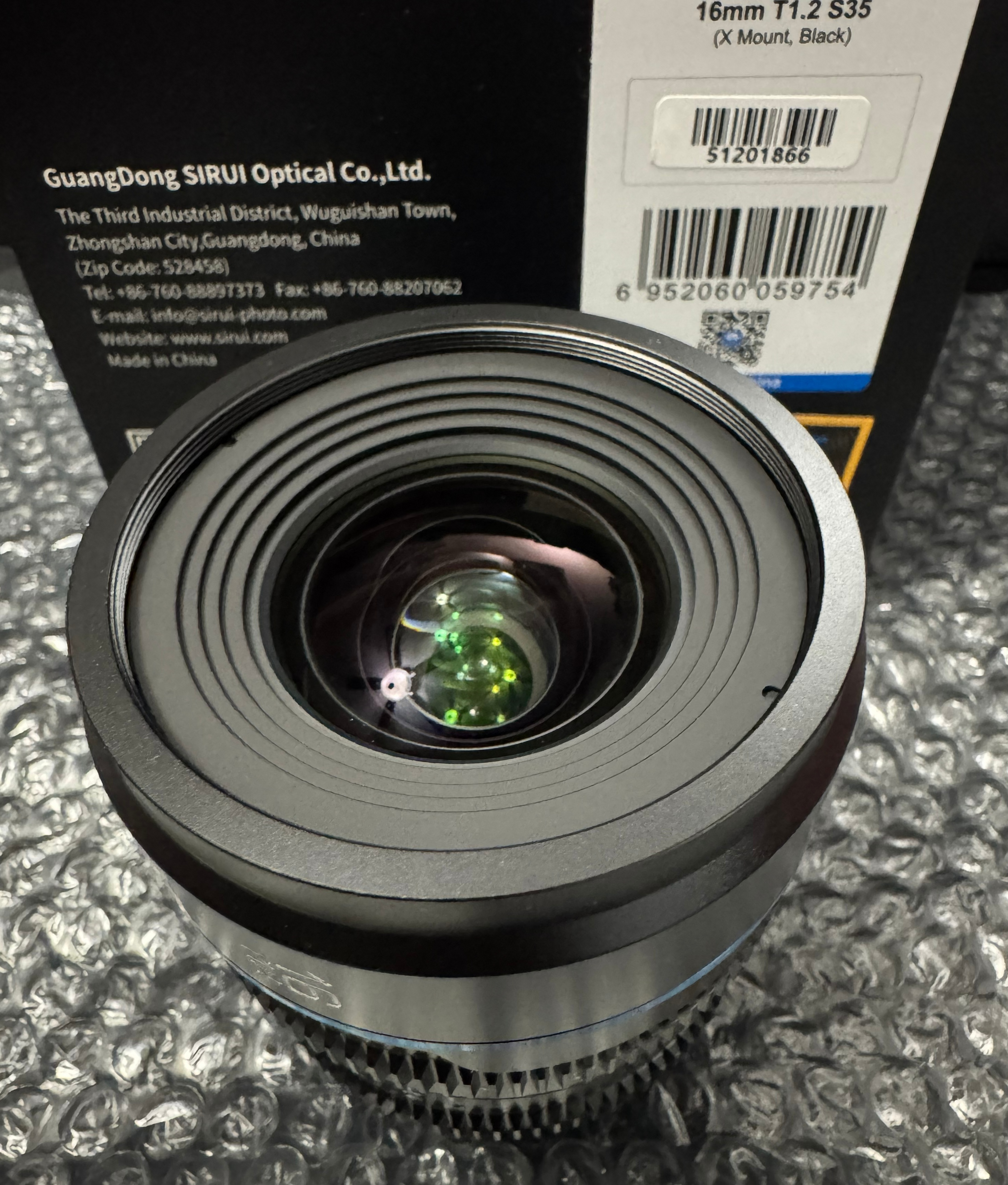 BNIB SIRUI 16mm T1.2 Nightwalker Cine Lens with 3 yrs. warranty - photo 4
