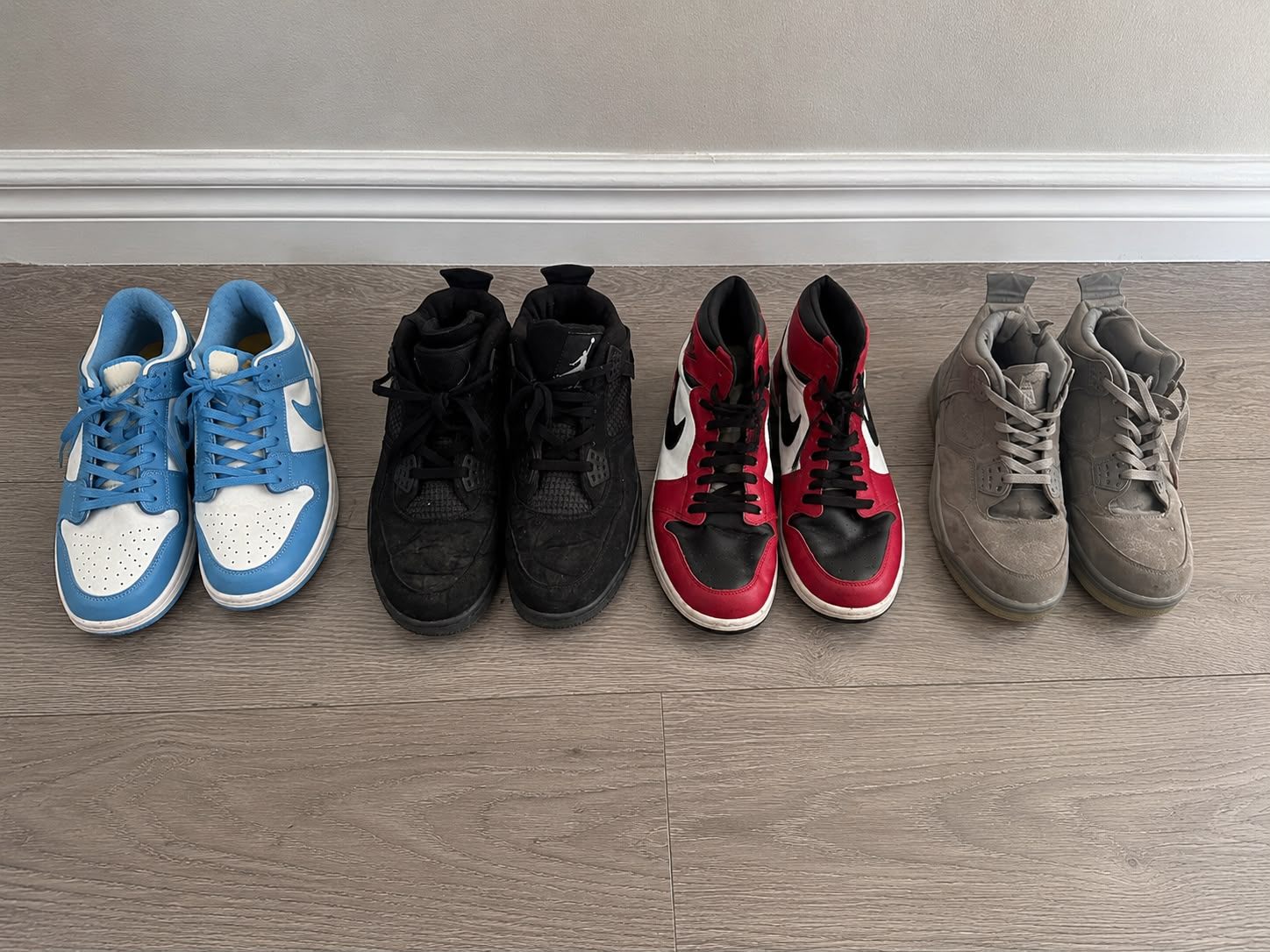 Nike & Air Jordan Sneaker Bundle (4 Pairs) – UK 10 / US 11