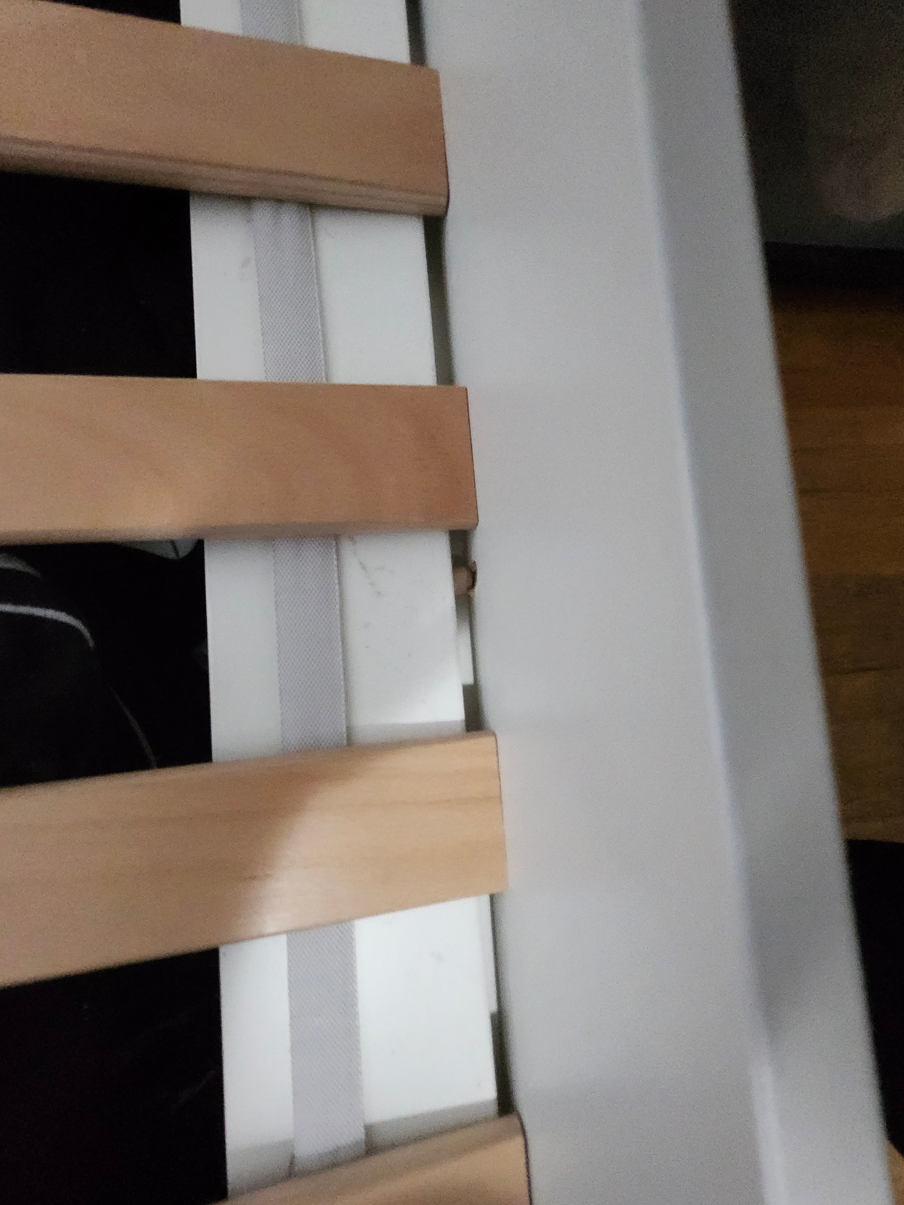 Moving Sale - White Twin Bed Frame with Pull-Out Bed and Storage - photo 3