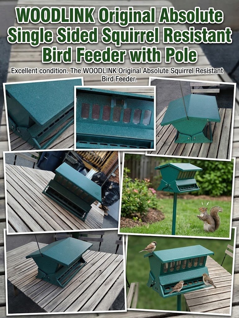 WOODLINK Original Absolute Single Side Bird Feeder