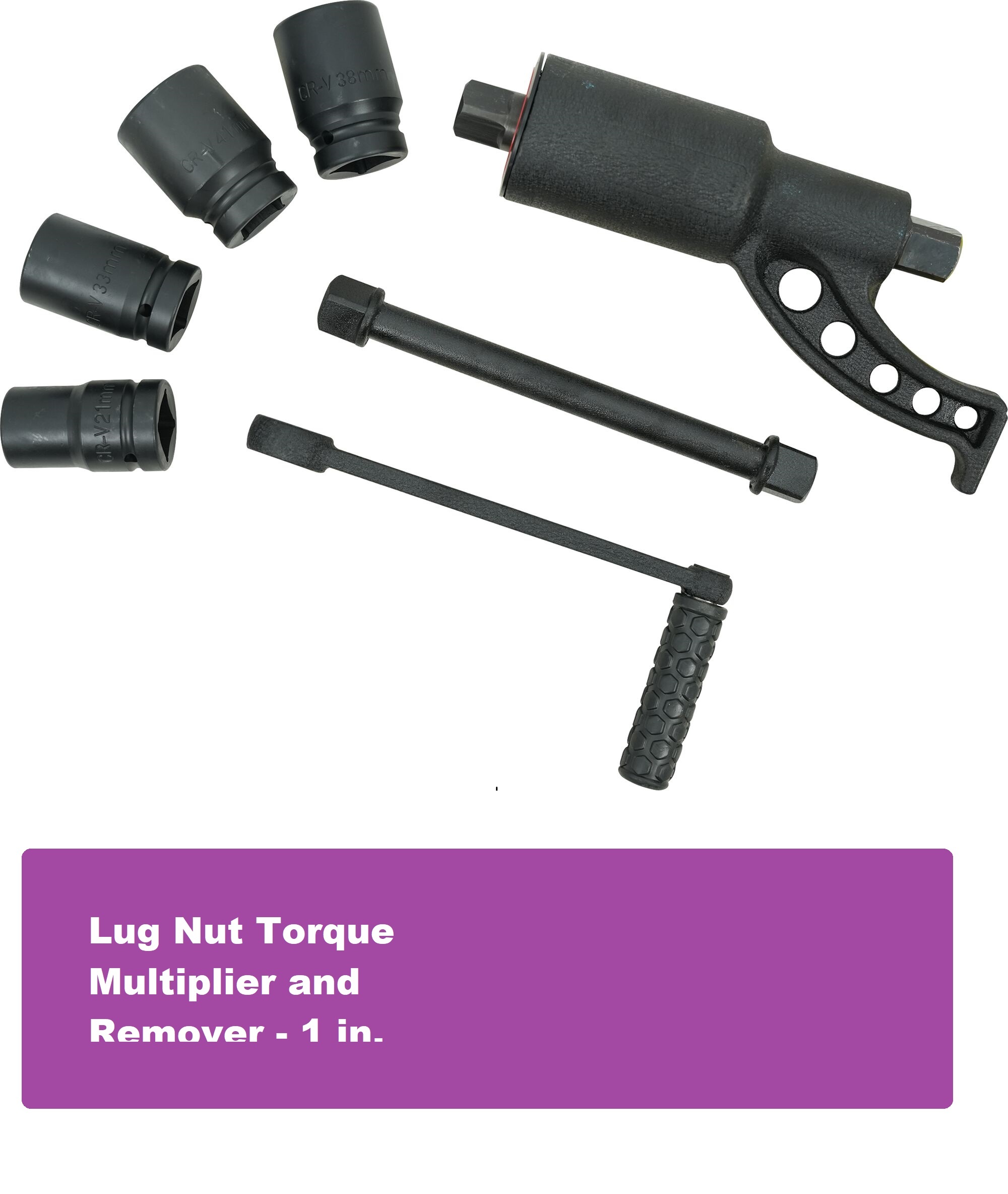 Lug Nut Torque Multiplier and Remover - 1 in.