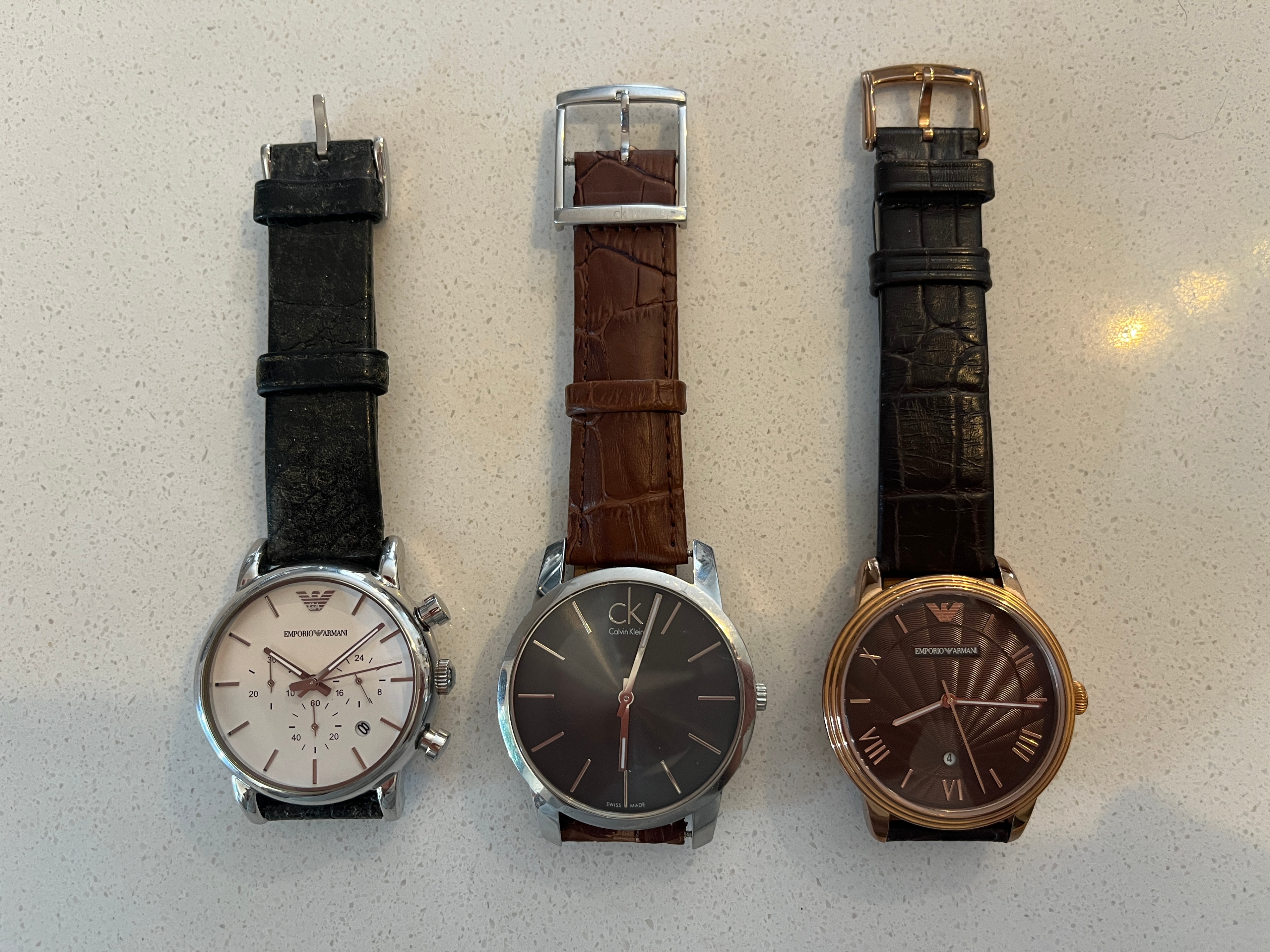 Calvin Klein & Emporio Armani Men's Watches