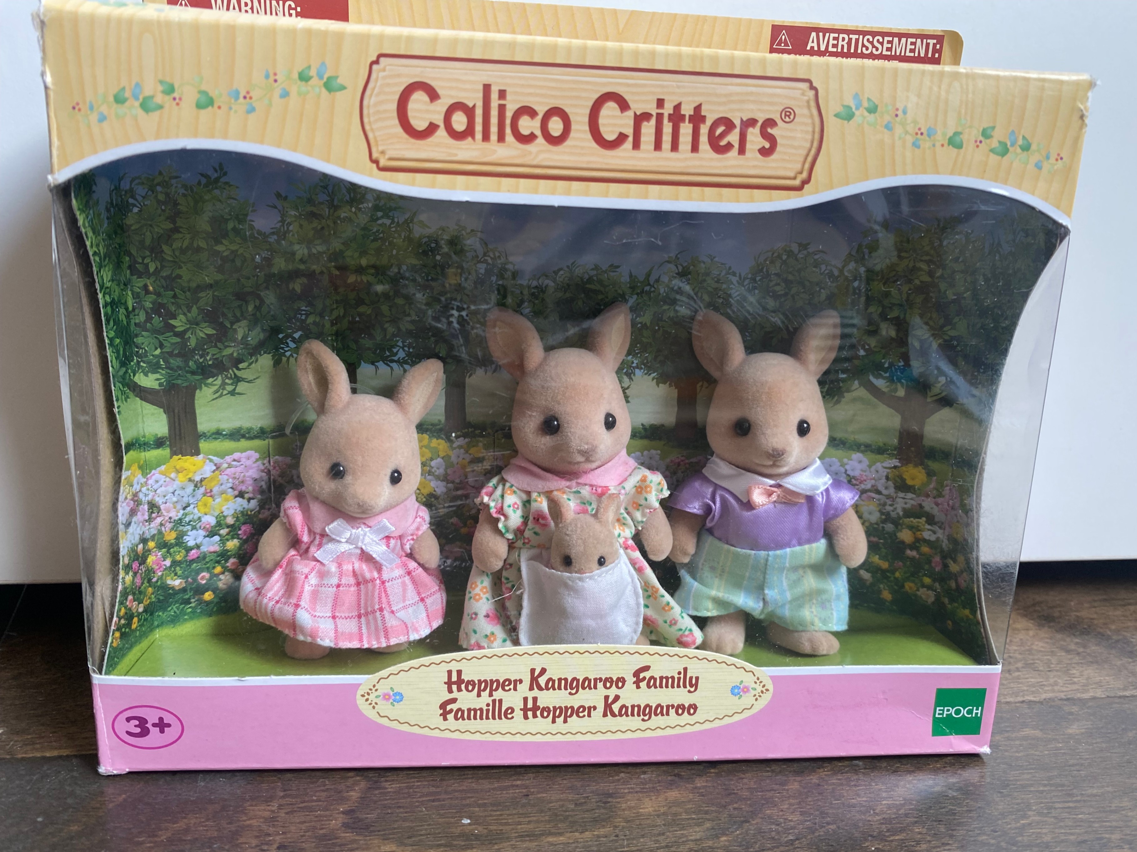 Calico Critters Hopper Kangaroo Family