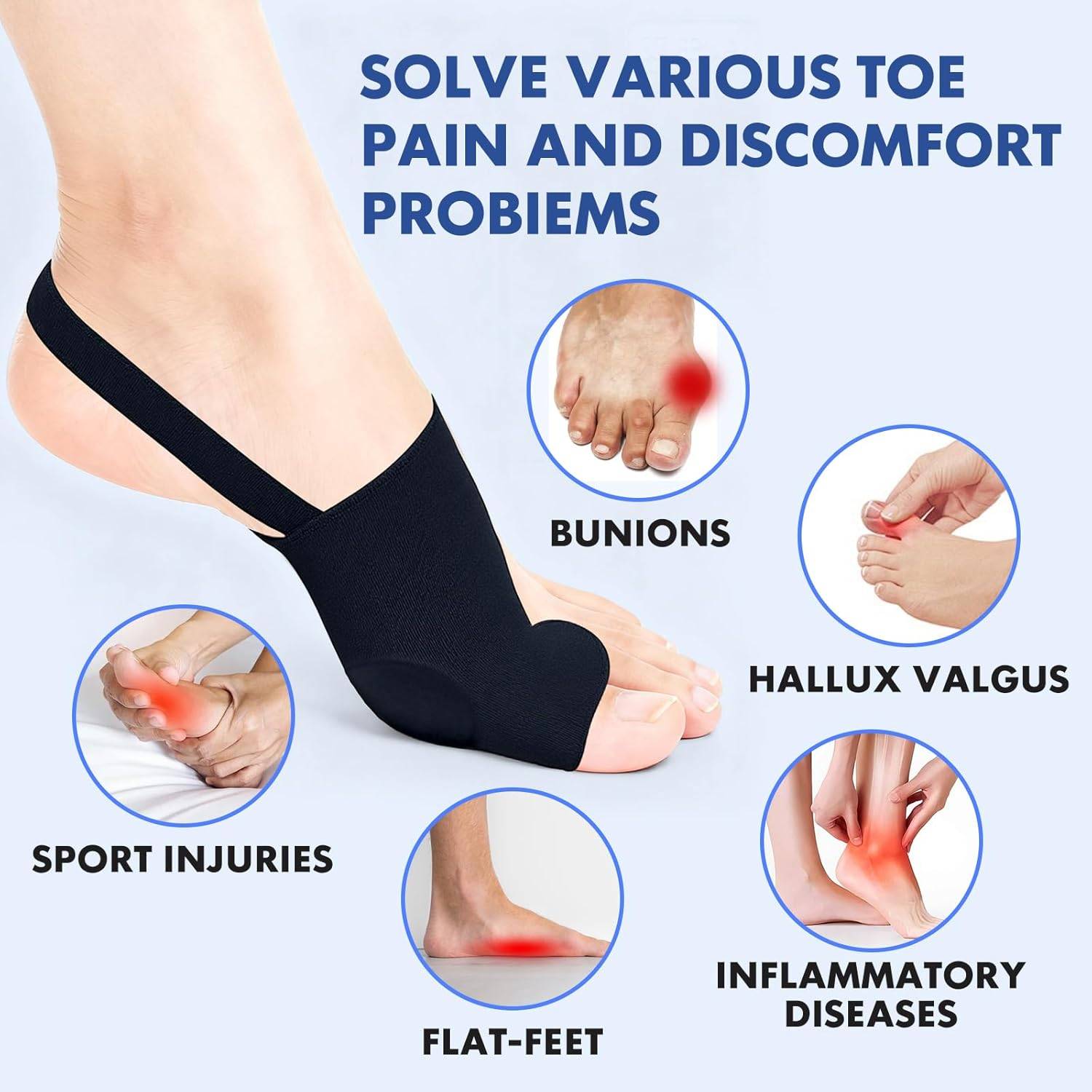 2PCS Bunion Corrector for Women & Men - photo 2