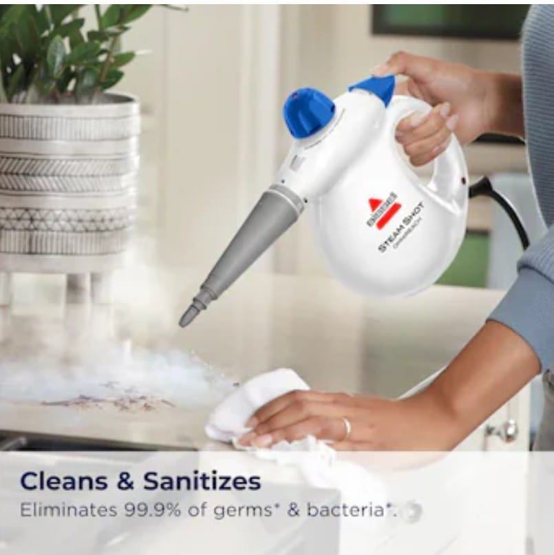 Bissell Steam Shot Deluxe Handheld Steamer with Accessories