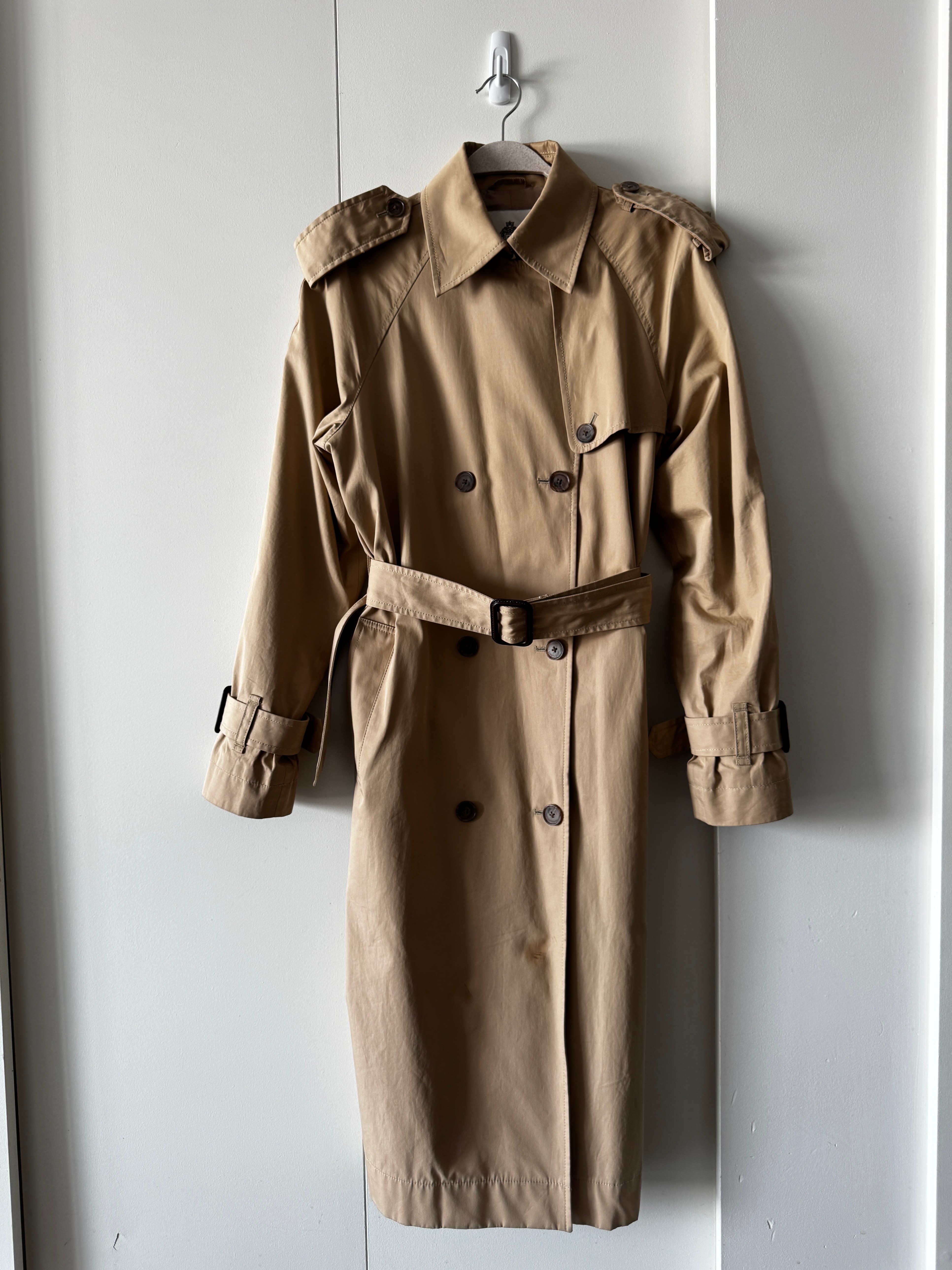 Babaton Finch Trench Coat – Size 2XS, Timeless Camel