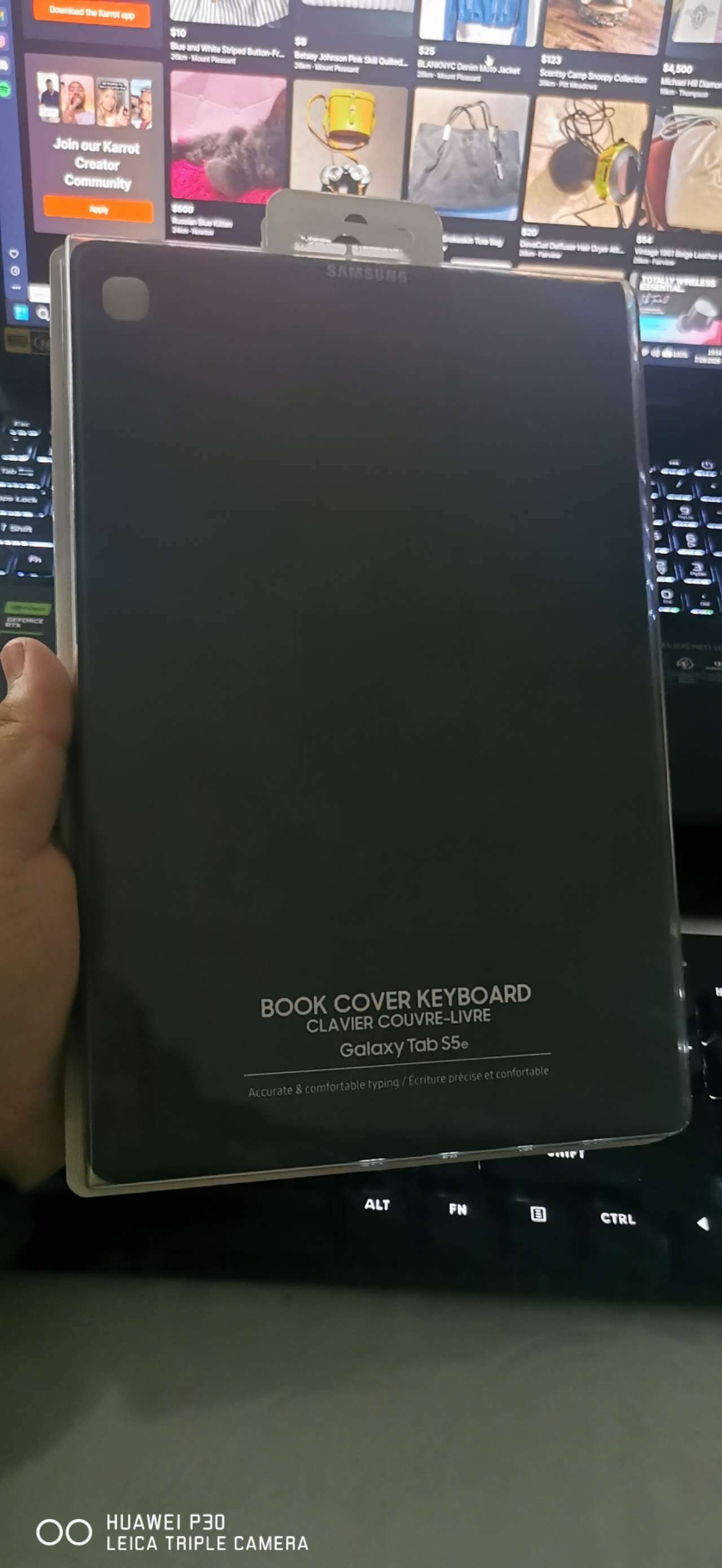 Samsung Galaxy Tab S5e Book Cover Keyboard