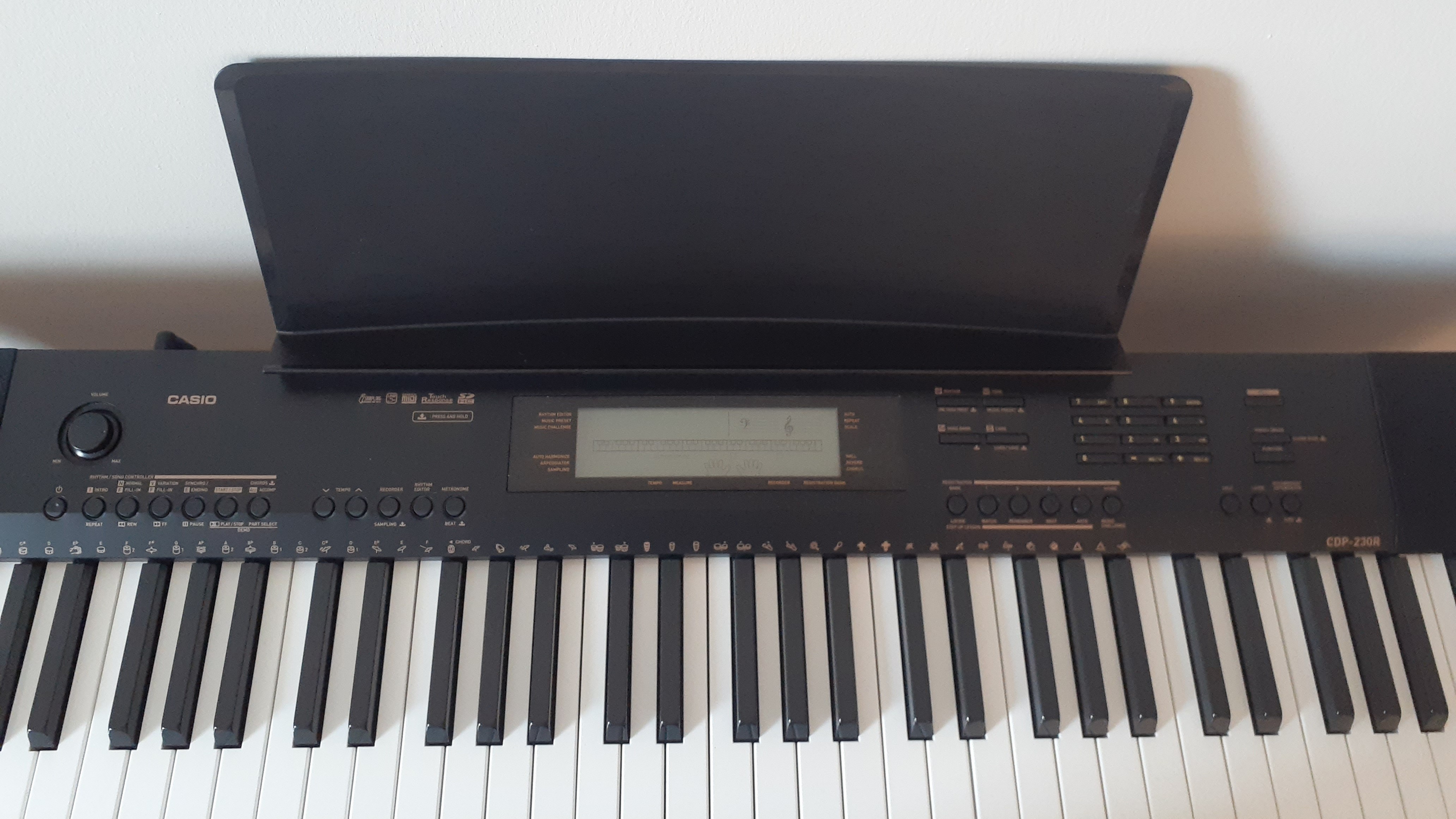 Casio CDP-230R 88-Key Digital Piano (with Stand & Stool)