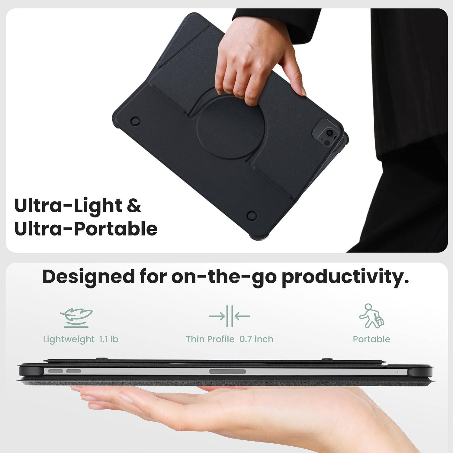 Nillkin MagicEase Keyboard Case iPad Pro 13 2024/ Air 13 24/25 - photo 3