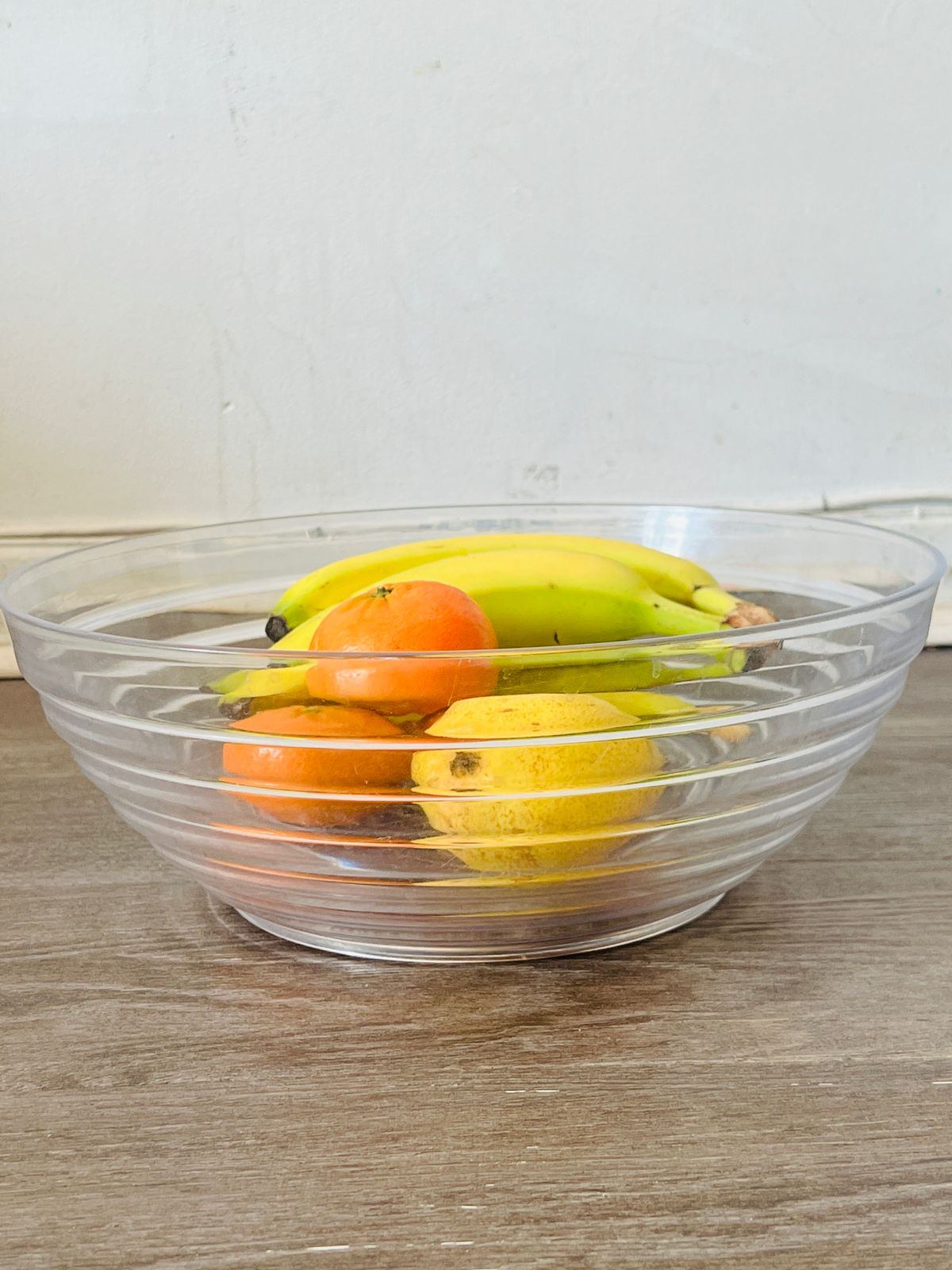 Plastic serving bowl
