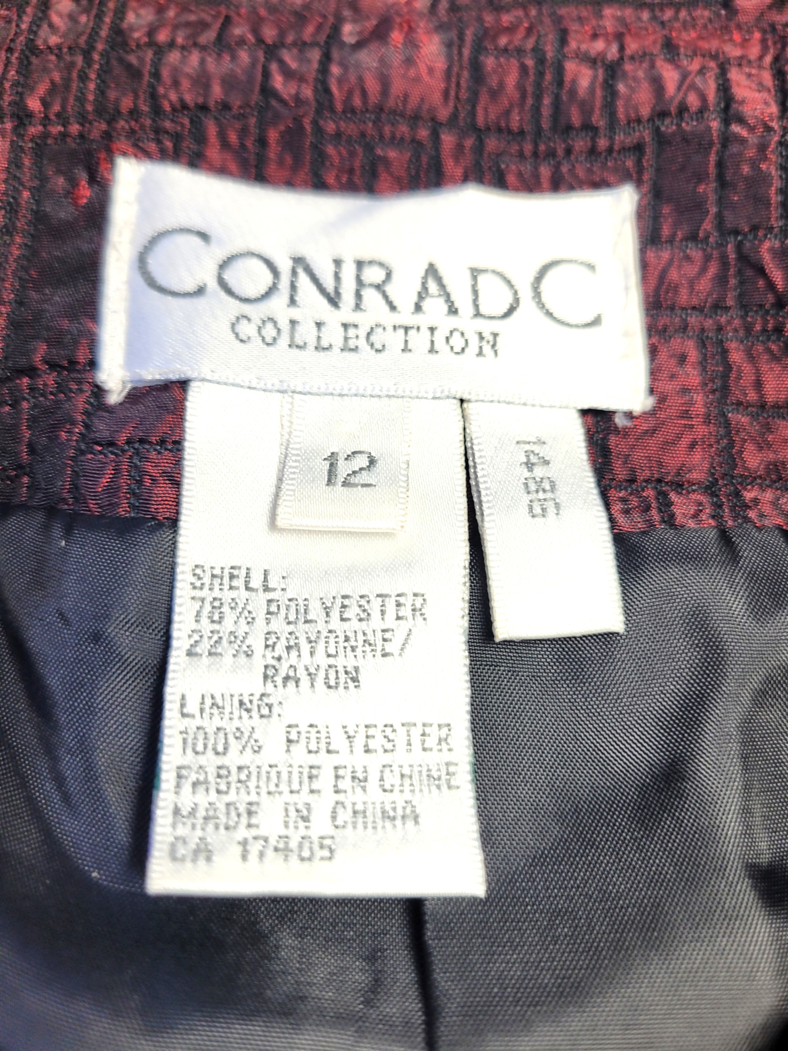 Conrad C Collection Textured Metallic Button Up Blazer Jacket - photo 5