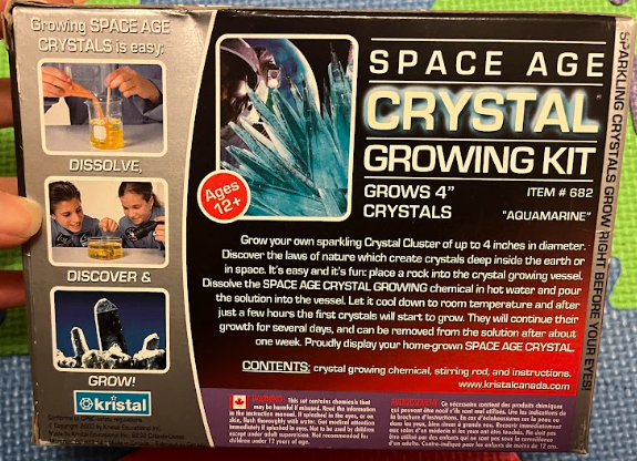 Kristal Space Age Crystal Growing Kit 682 Aquamarine - photo 2