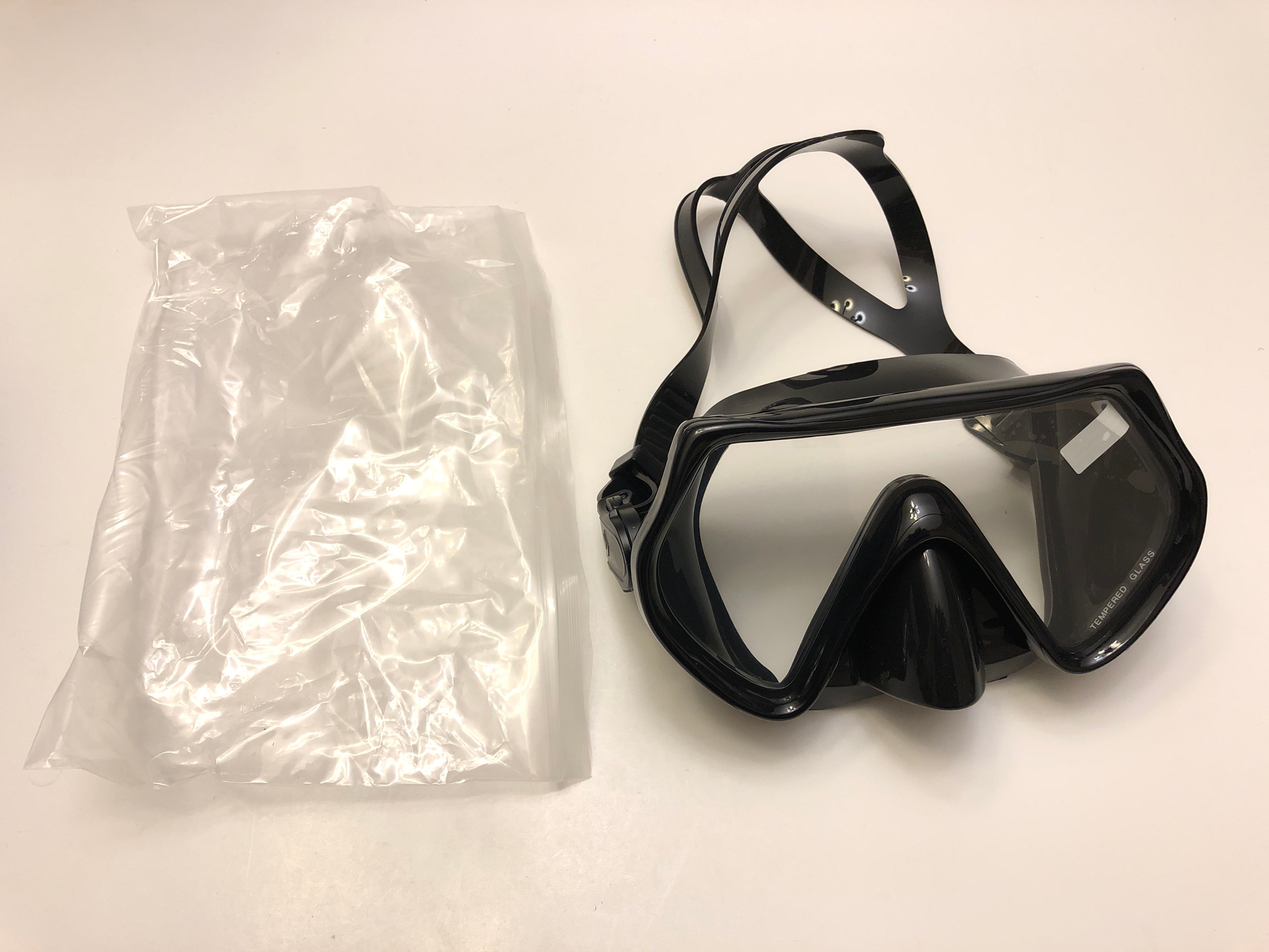 Tempered Glass Snorkel Mask - photo 2