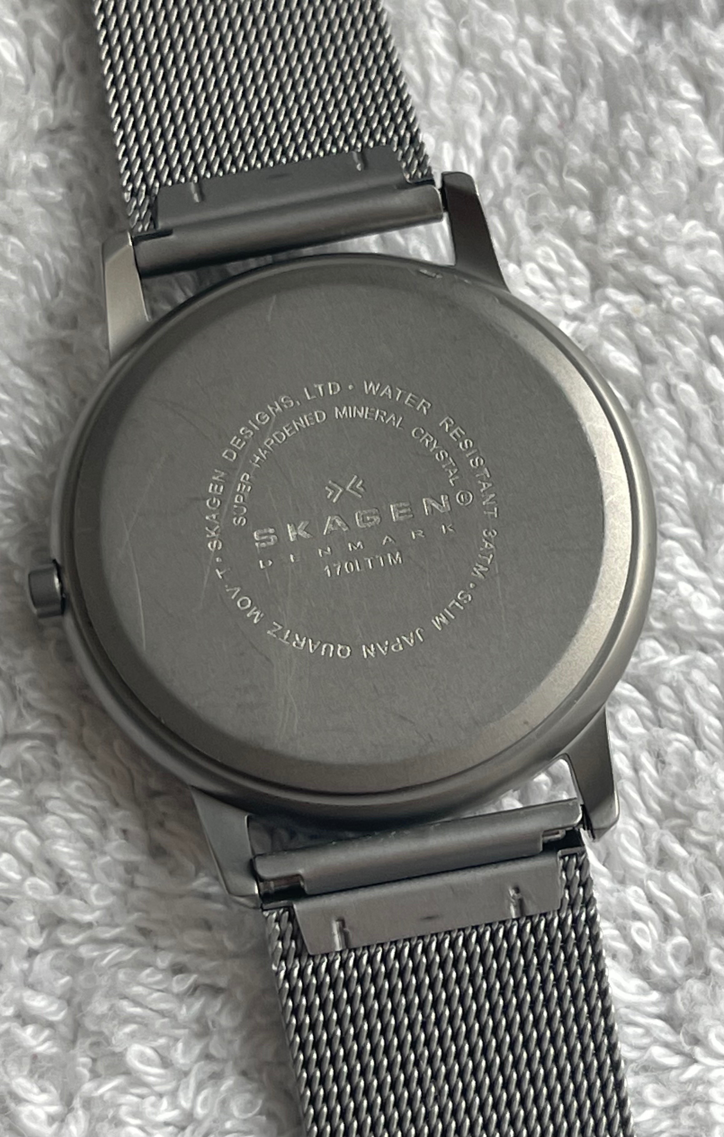 Vintage Skagen Titanium Mesh Watch – Running (Mint Condition) - photo 3