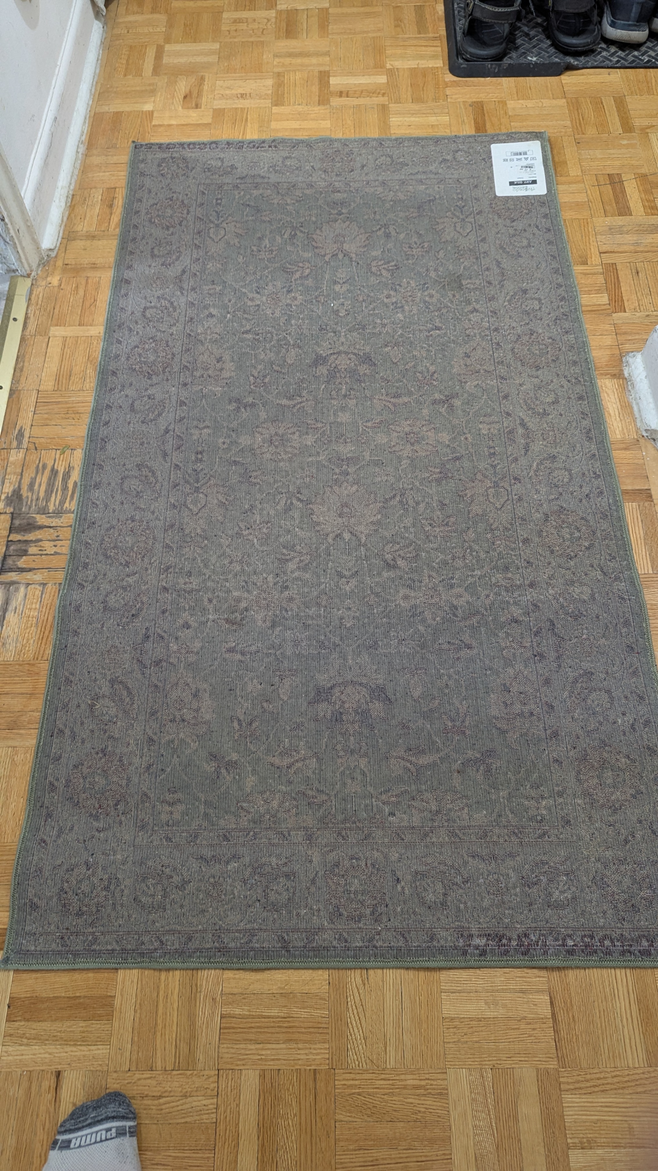 Used Handmade Floral Oriental Runner Rug Mat Carpet Majesty - photo 3
