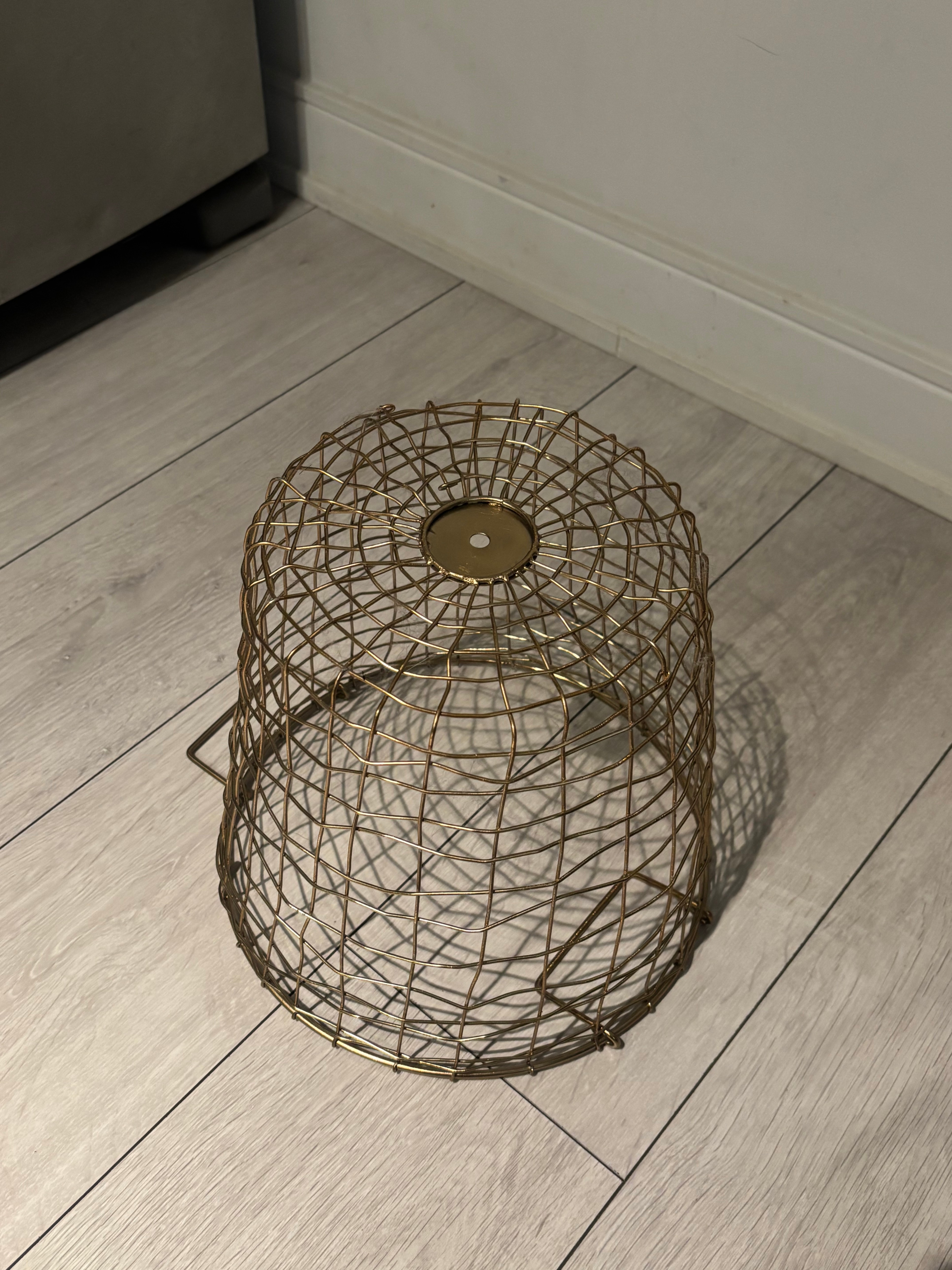H&M Gold Metal Basket - photo 3
