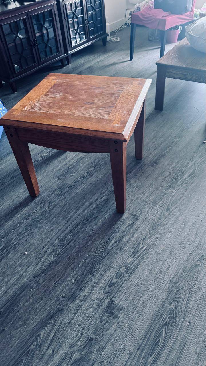 Wooden End Table