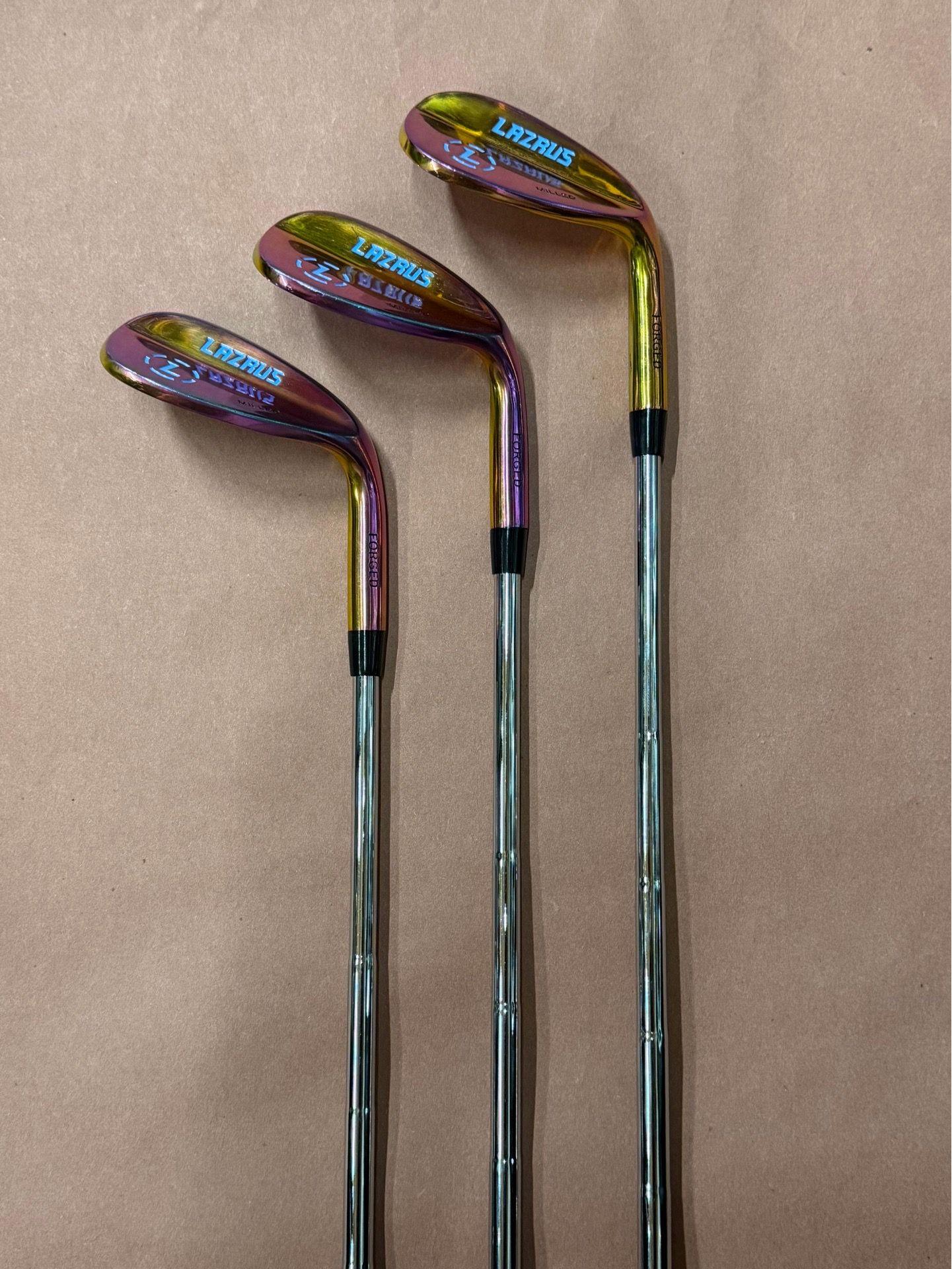 LAZRUS Premium Forged Golf Wedge Set 52° 56° 60°