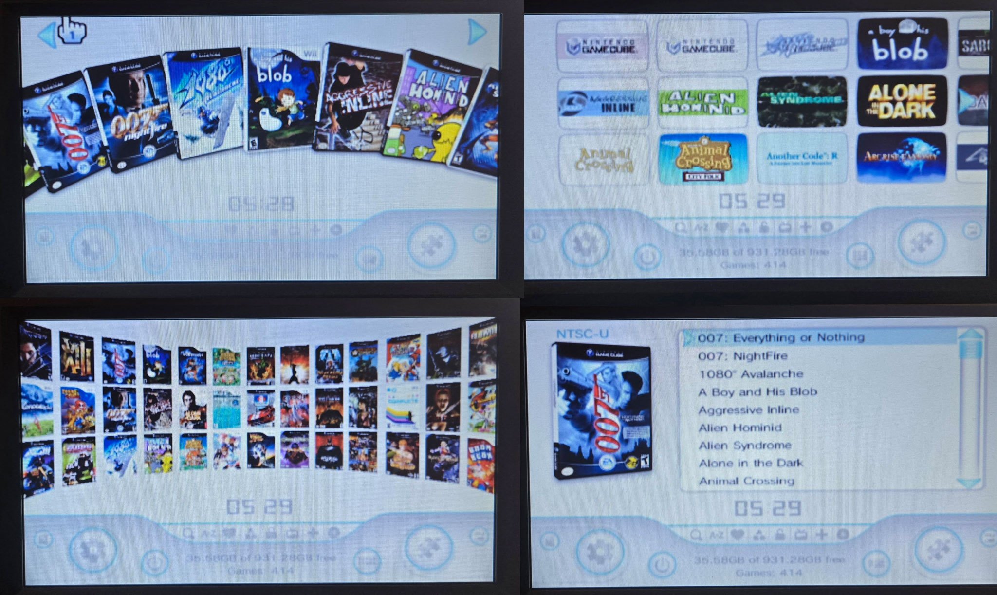 Nintendo WiiFLOW and USB Loader GX Wii Mod w/500GB HDD - photo 3