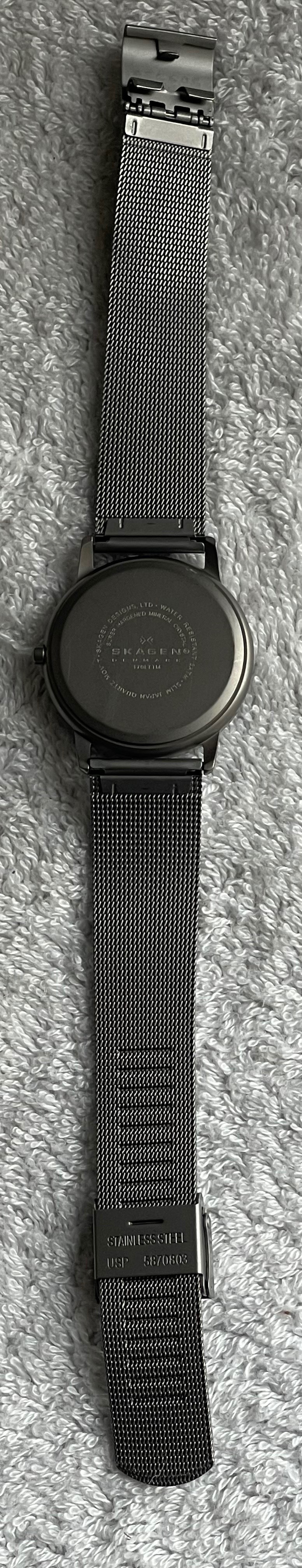 Vintage Skagen Titanium Mesh Watch – Running (Mint Condition) - photo 5