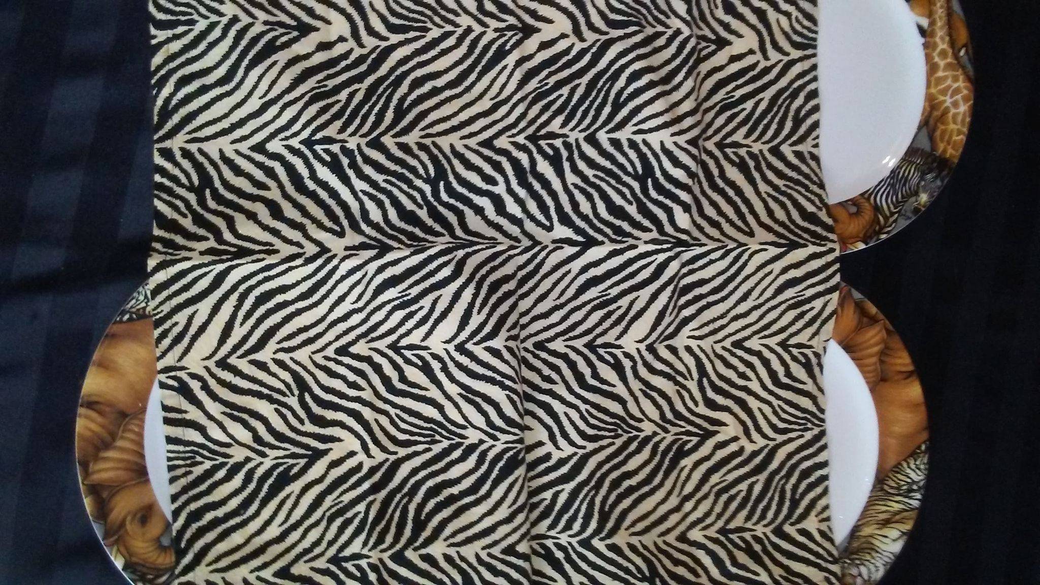 Animal Print Dinner Plates and Napkins - Set of 4 - photo 2
