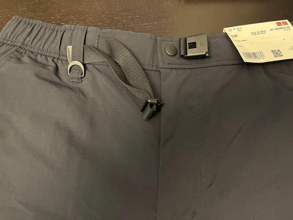 UNIQLO Black Geared Shorts Mens Small - photo 2