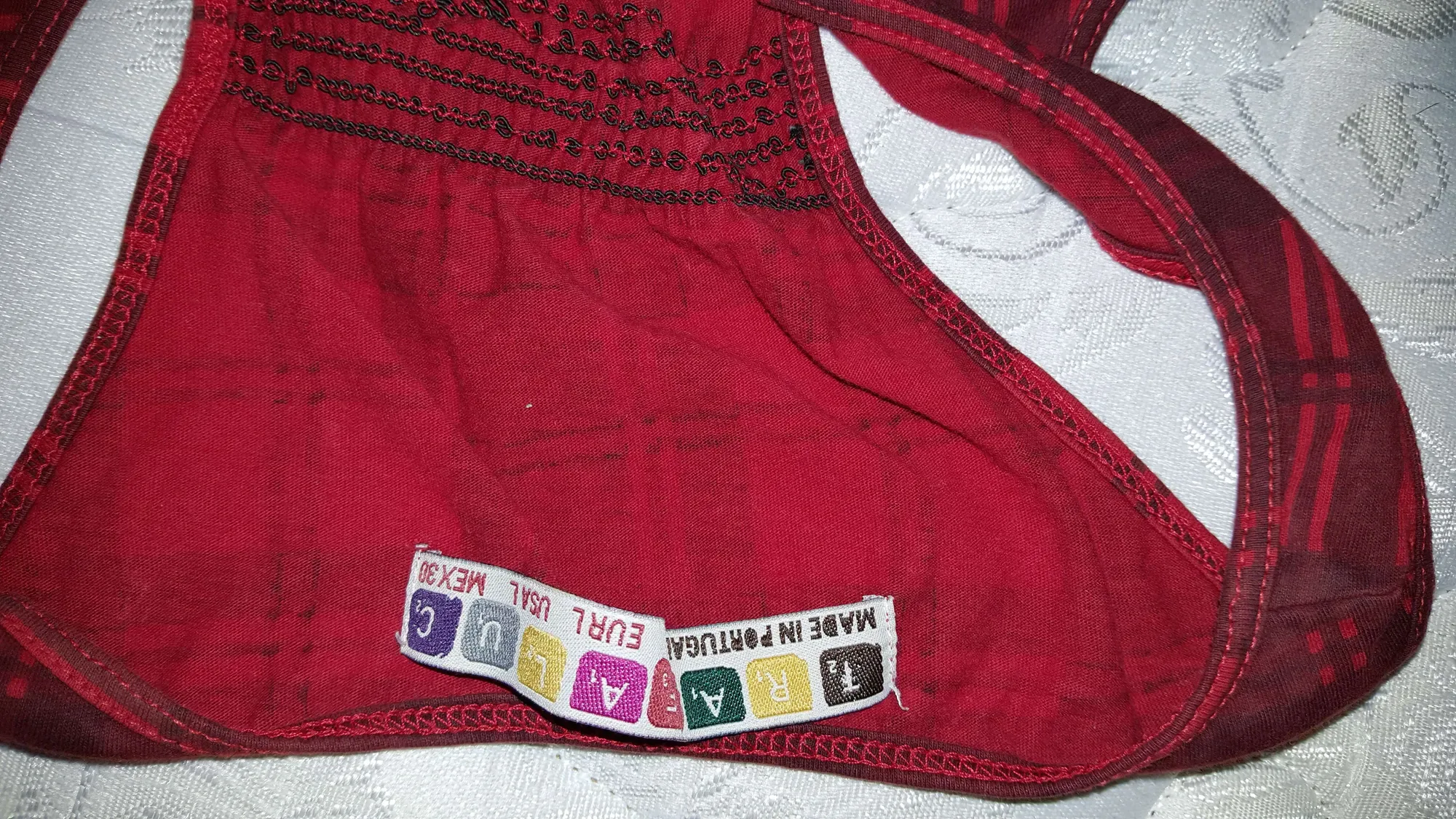 Red Plaid Design Trafaluc Brand Tank Top - photo 3