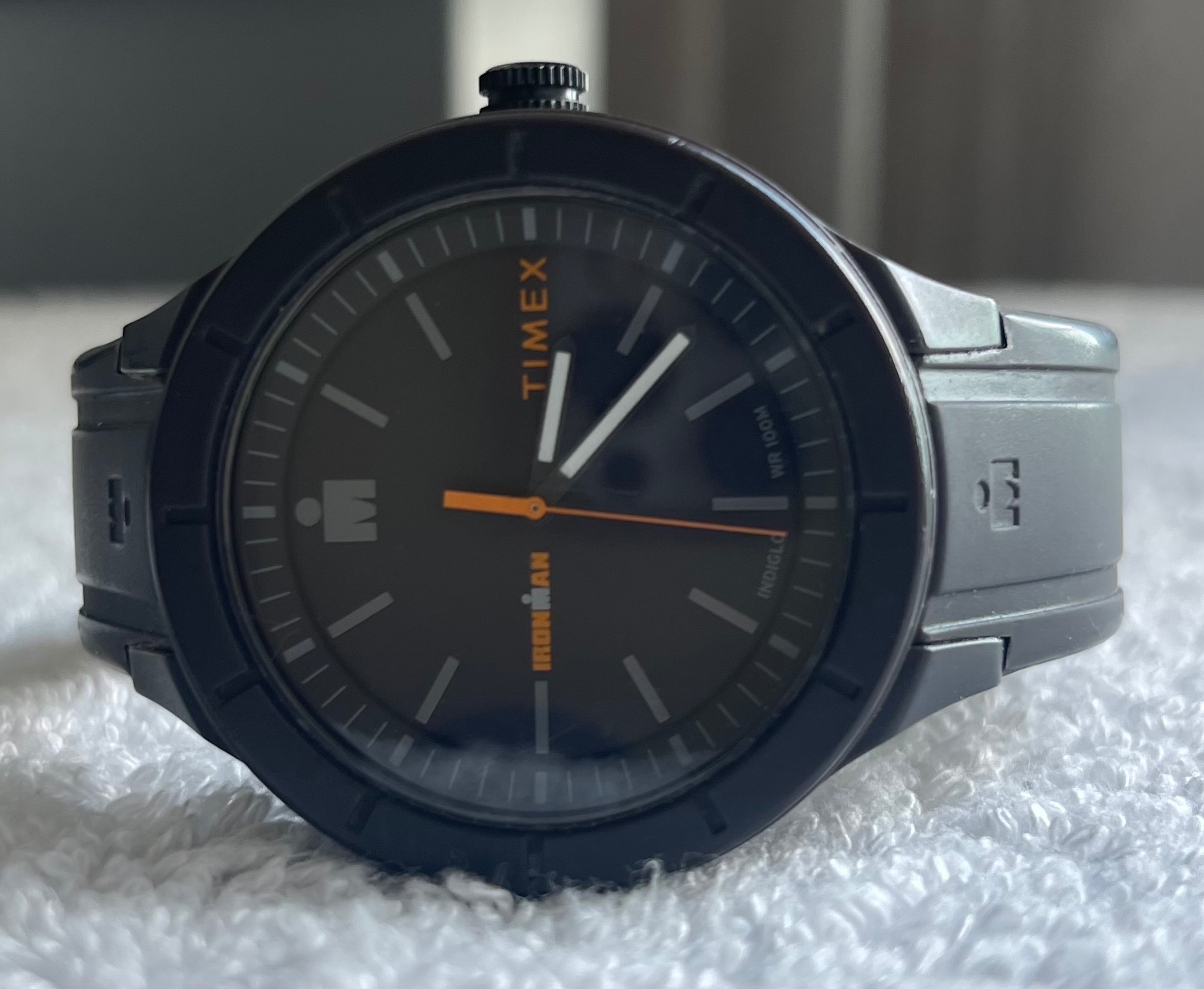 Timex Ironman Stealth Black Analog Watch T5K904 (RUNNING!) - photo 2